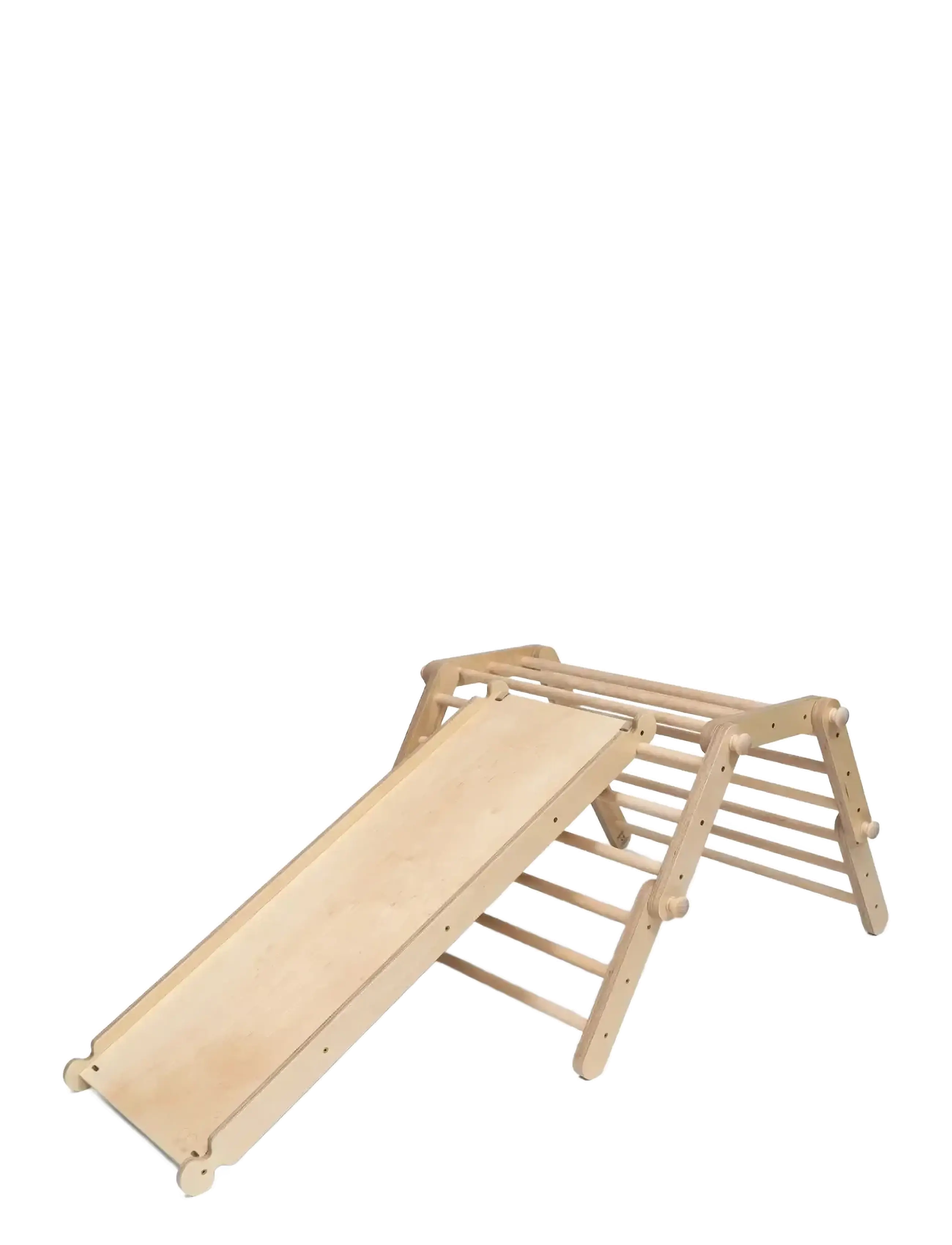 Ette Tete Modifiable Climbing frame "Fipitri"  - Julklappar till barn - WOODEN/ WITH A RAMP / brown
