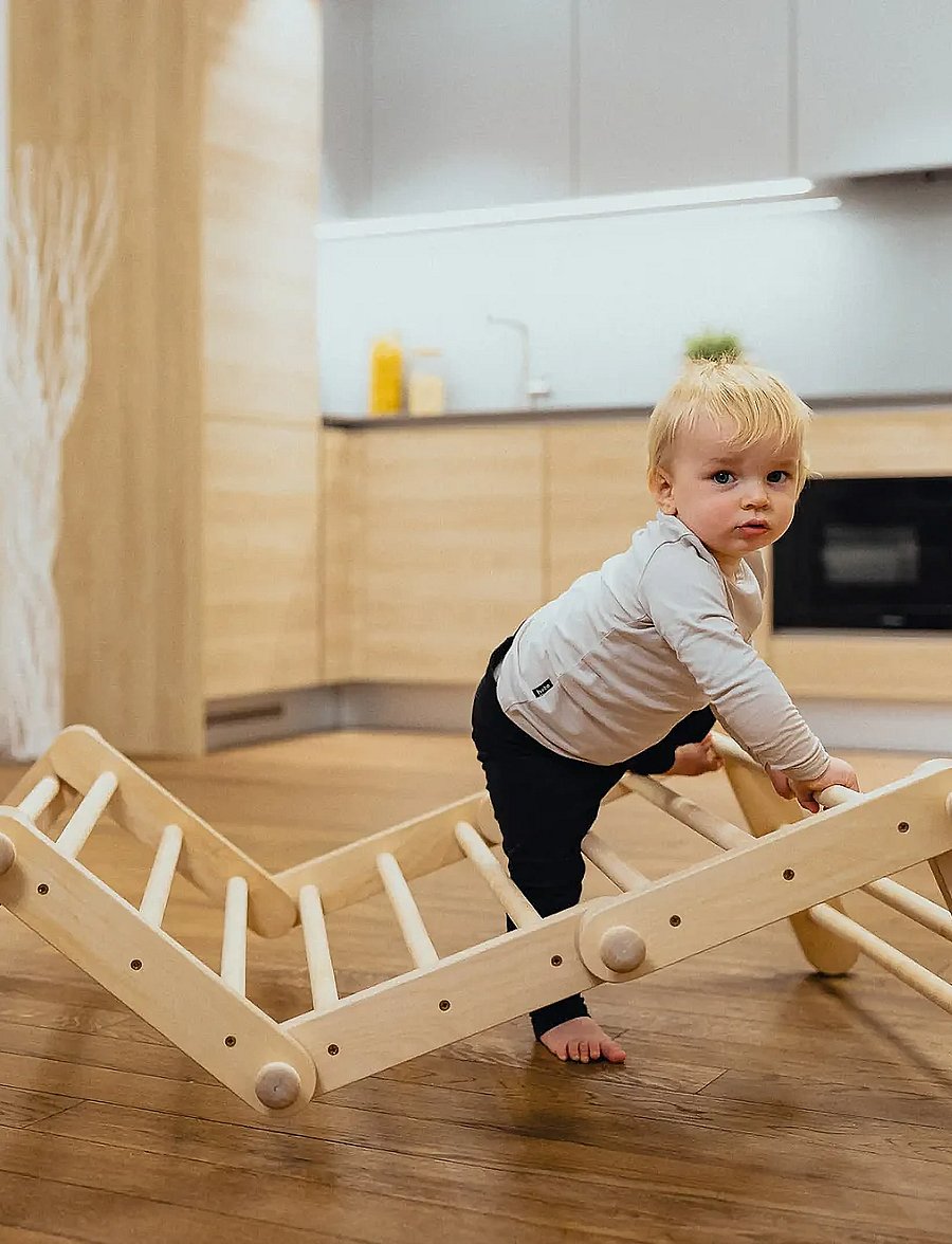 Ette Tete - FIPITRI® 5-segment Climbing Frame - motoriske møbler - wooden/ without a ramp - 2