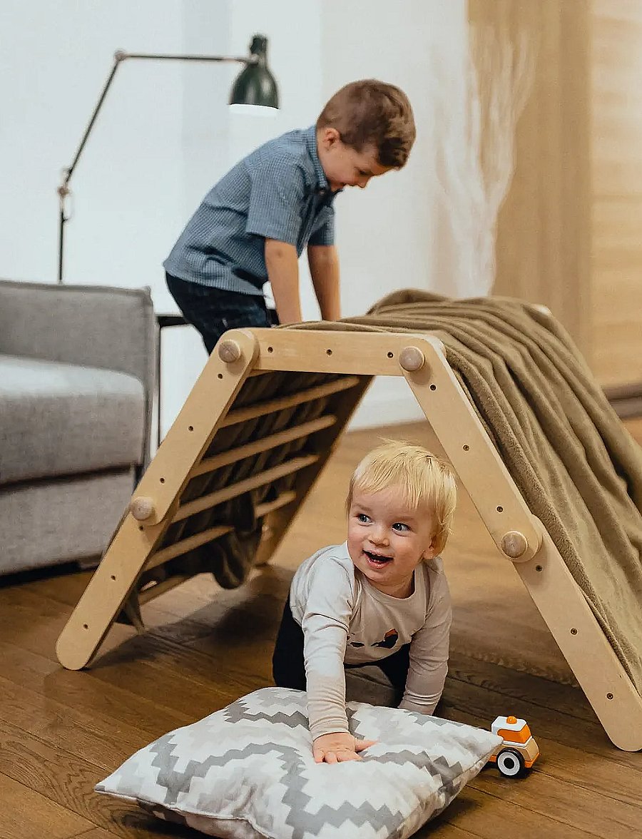 Ette Tete - FIPITRI® 5-segment Climbing Frame - motoriske møbler - wooden/ without a ramp - 4