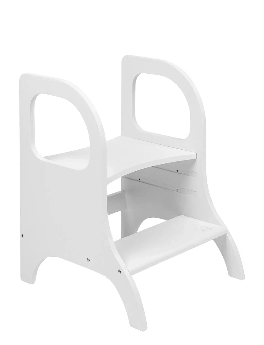 Ette Tete - MIIMO® Adjustable Height Step Stool - læringsstårn - white - 1