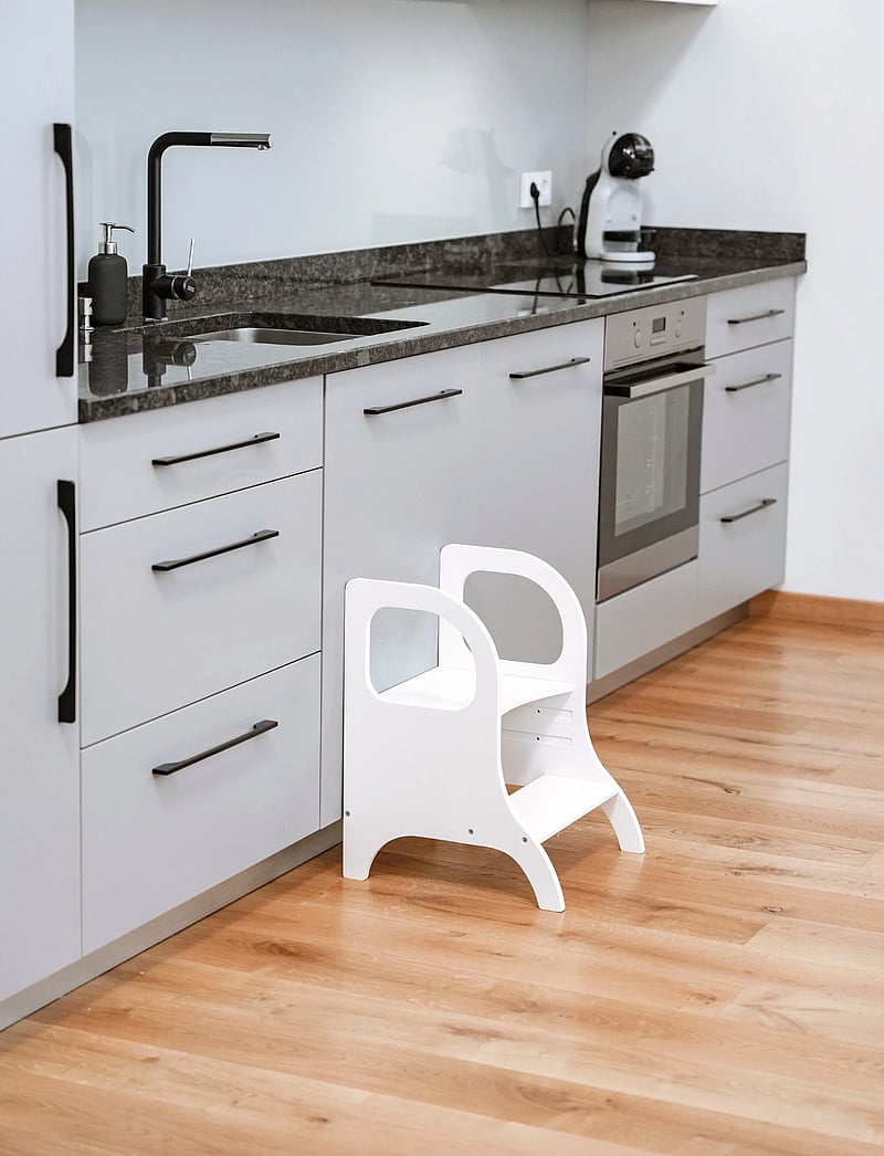 Ette Tete - MIIMO® Adjustable Height Step Stool - lernturm - white - 0