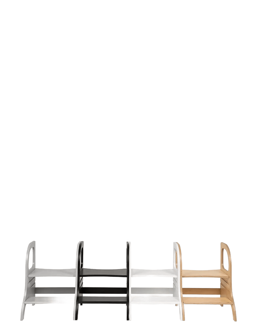 Ette Tete - MIIMO® Adjustable Height Step Stool - læringsstårn - white - 4