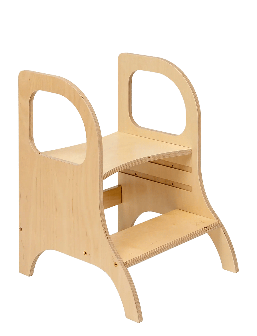 Ette Tete - MIIMO® Adjustable Height Step Stool - hjälpa till pallar - wooden - 1