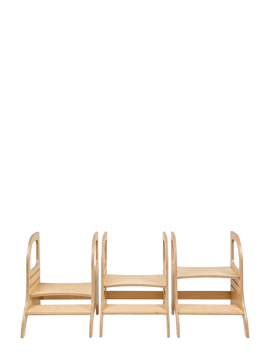 Ette Tete - MIIMO® Adjustable Height Step Stool - hjälpa till pallar - wooden - 3