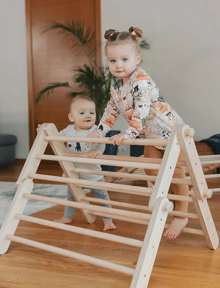 Ette Tete - MOPITRI® 4-segment Climbing Frame - mobilier pour motricité - wooden - 0