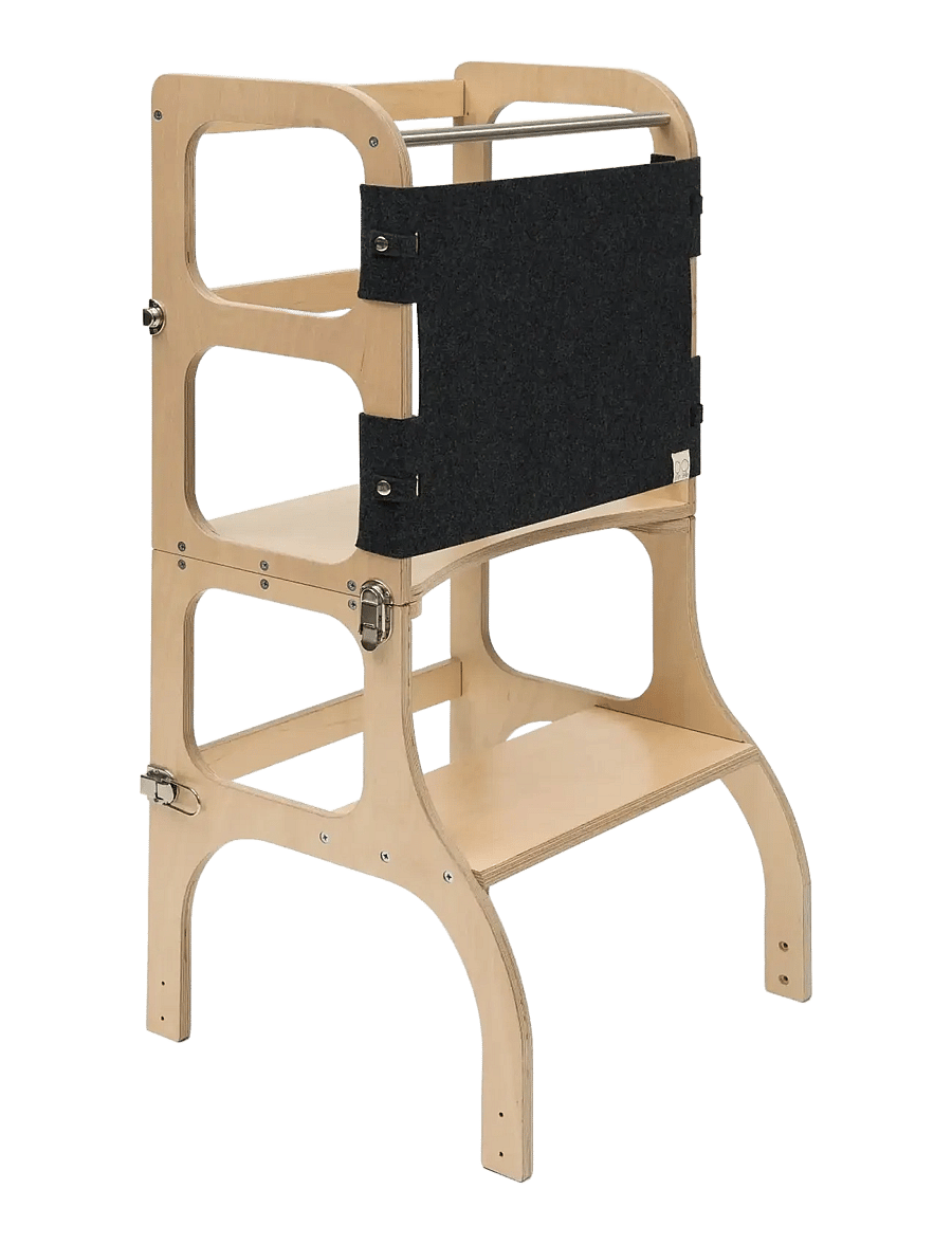 Ette Tete - STEP'n'SIT®, STEP UP Safety Net - læringsstårn - black - 1
