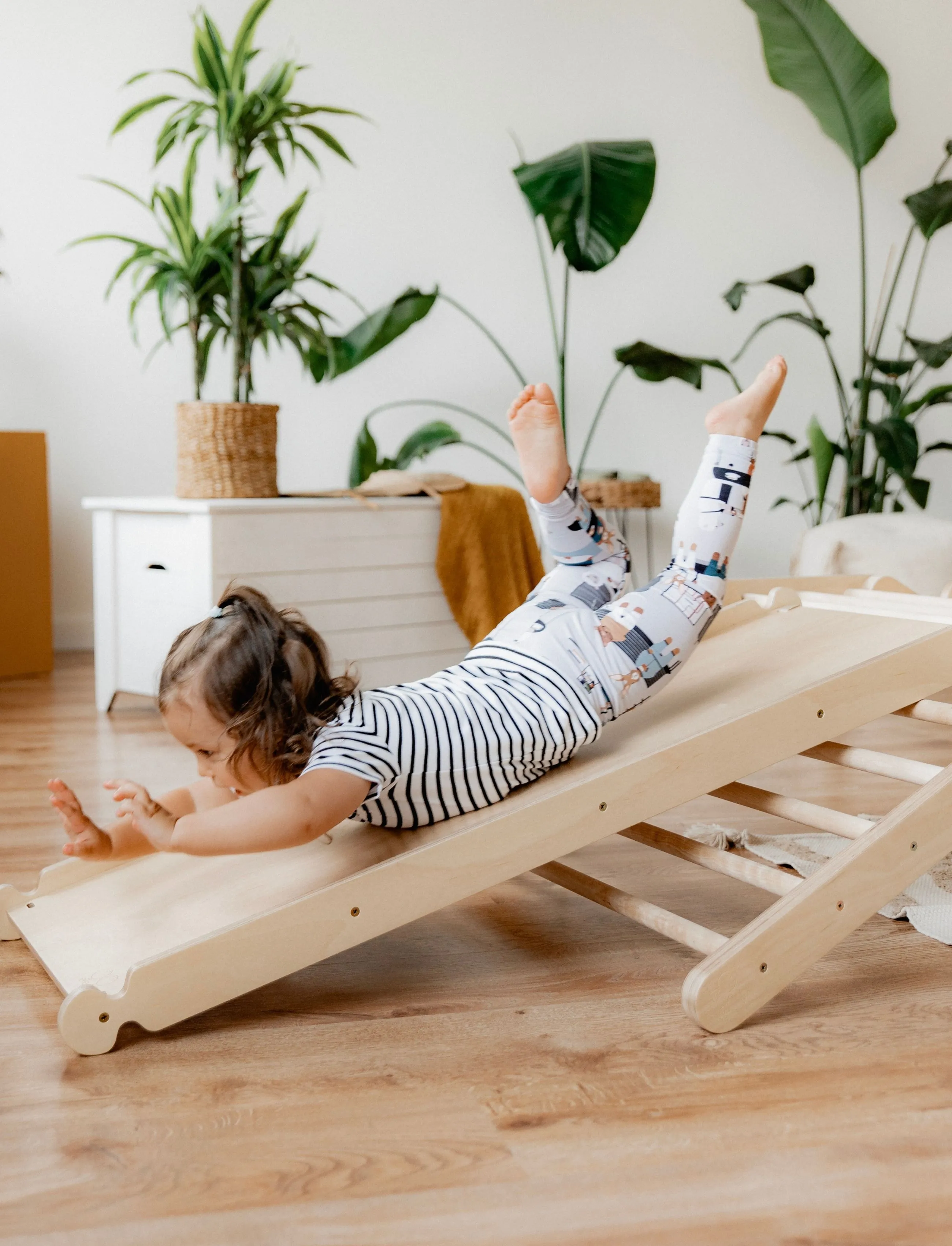 Ette Tete - Sliding / climbing double-sided Ramp for Ette Tete Climbing Frames - motoriske møbler - wooden - 4