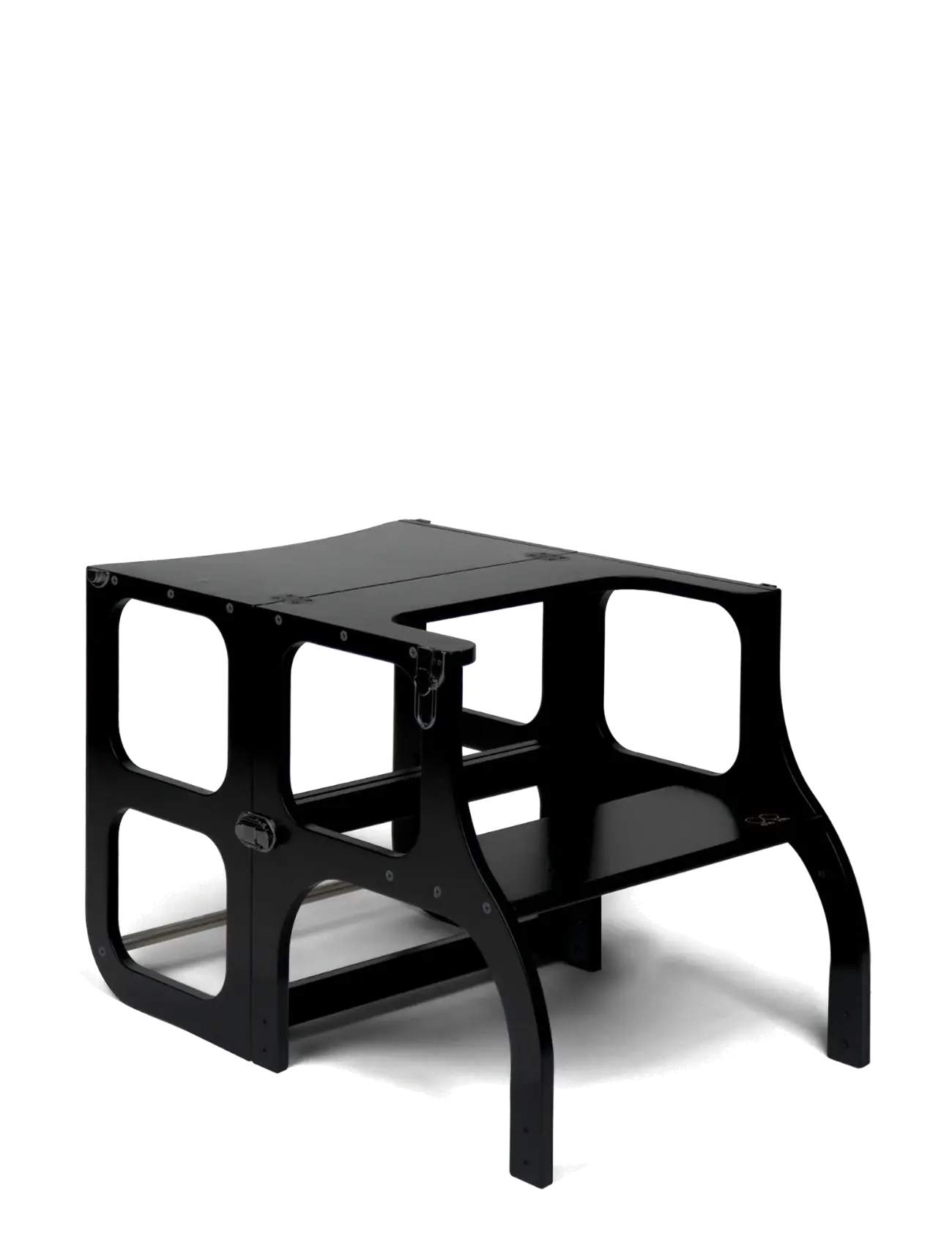 Ette Tete - STEP'n'SIT® Helper Tower - Table - læringsstårn - black/black - 2