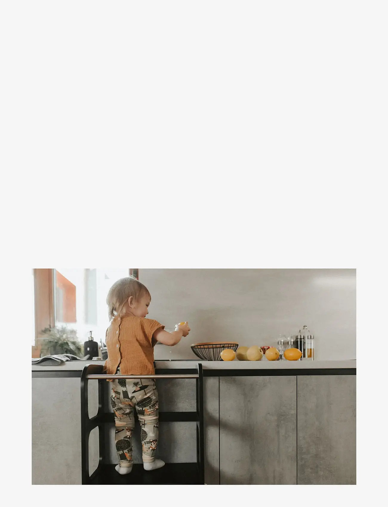 Ette Tete - Helper tower - table "Step'n'Sit" - torntool - black/silver - 2