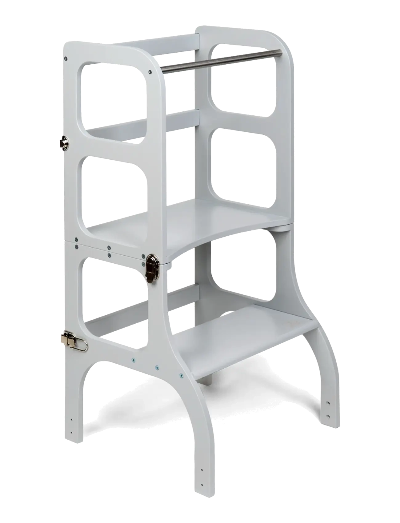 Ette Tete - STEP'n'SIT® Helper Tower - Table - læringsstårn - grey/silver - 2
