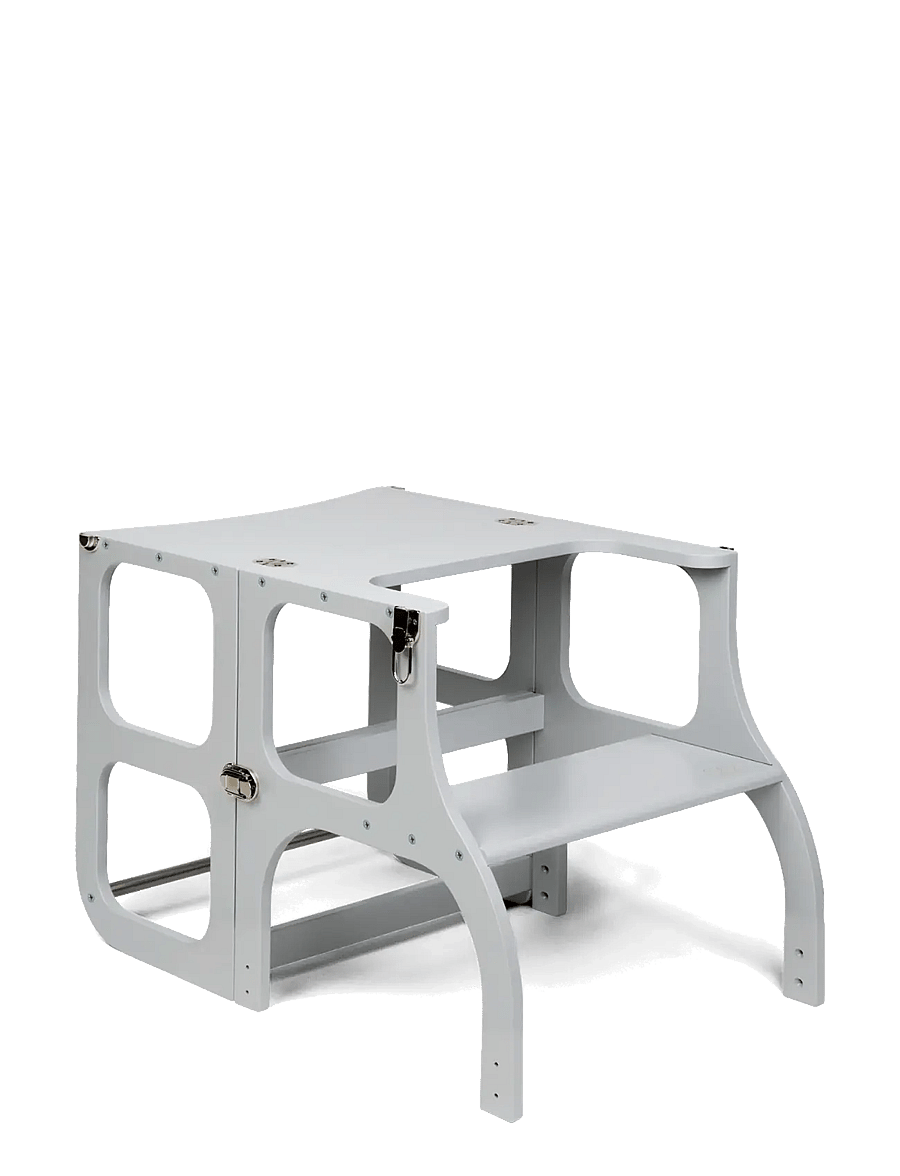 Ette Tete - STEP'n'SIT® Helper Tower - Table - læringsstårn - grey/silver - 3