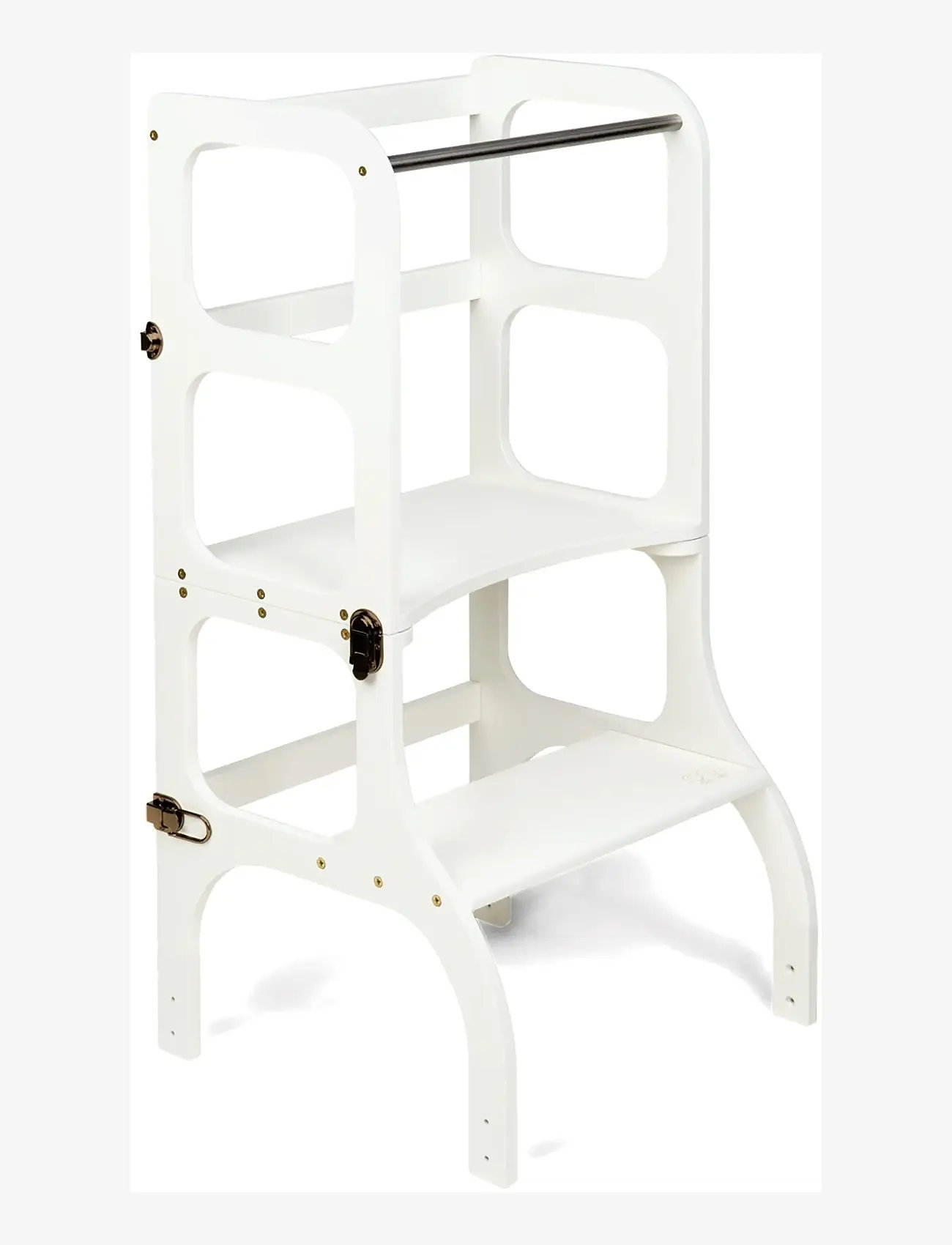 Ette Tete - STEP'n'SIT® Helper Tower - Table - læringsstårn - white/brass - 3