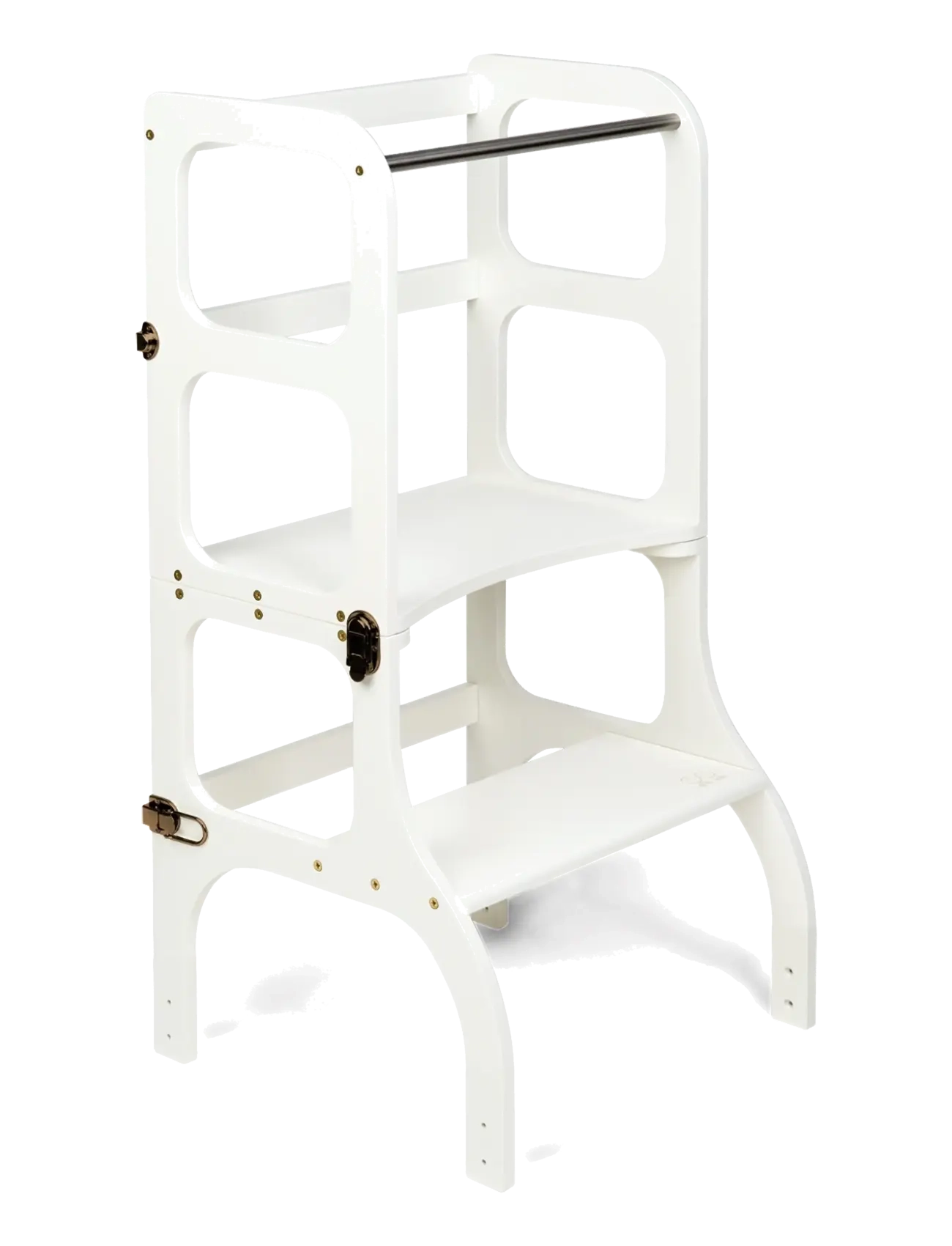 Ette Tete - STEP'n'SIT® Helper Tower - Table - læringsstårn - white/brass - 3