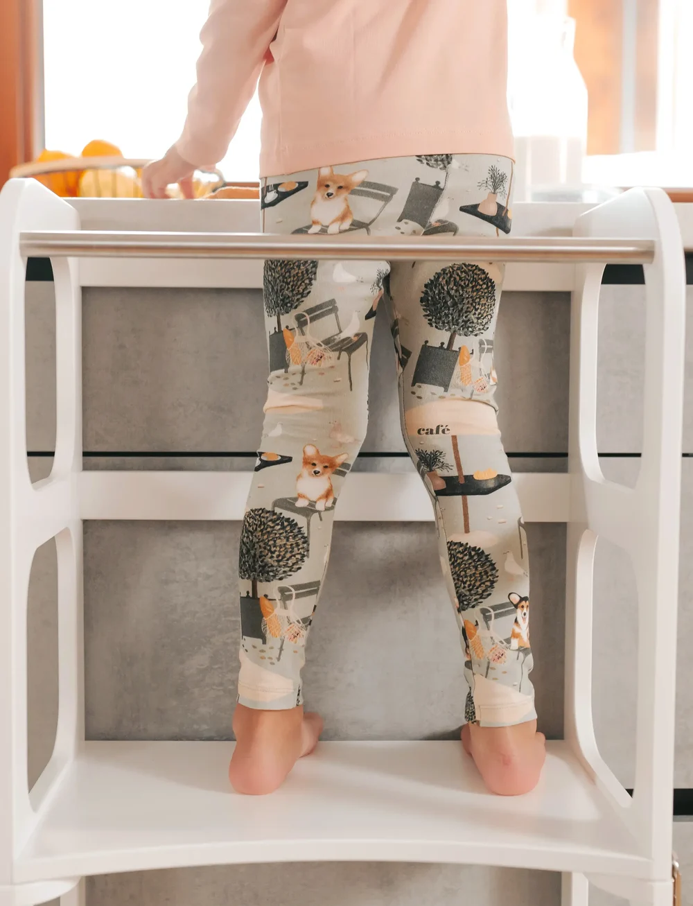 Ette Tete - Helper tower - table "Step'n'Sit" - hjälpa till pallar - white/silver - 3