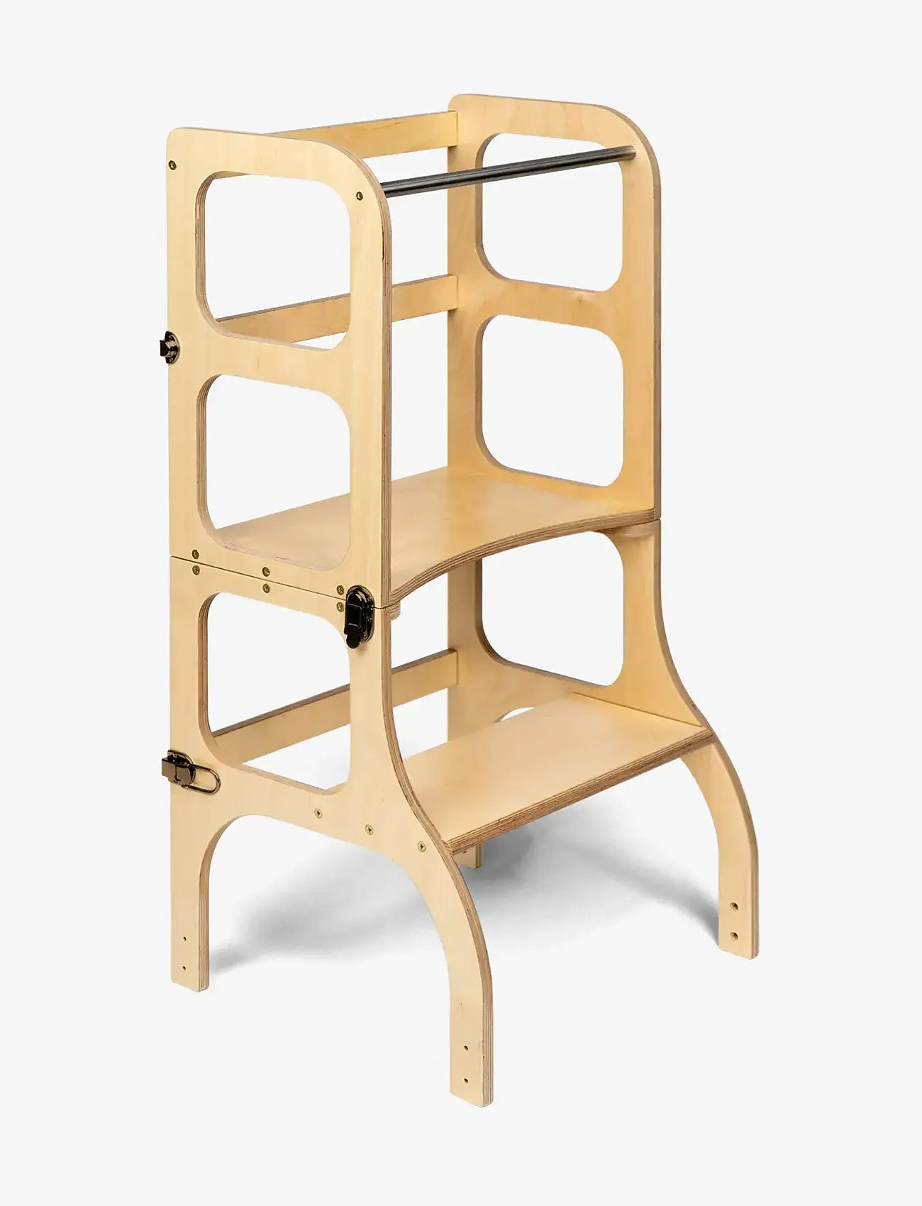 Ette Tete - STEP'n'SIT® Helper Tower - Table - torntool - wooden/brass - 2
