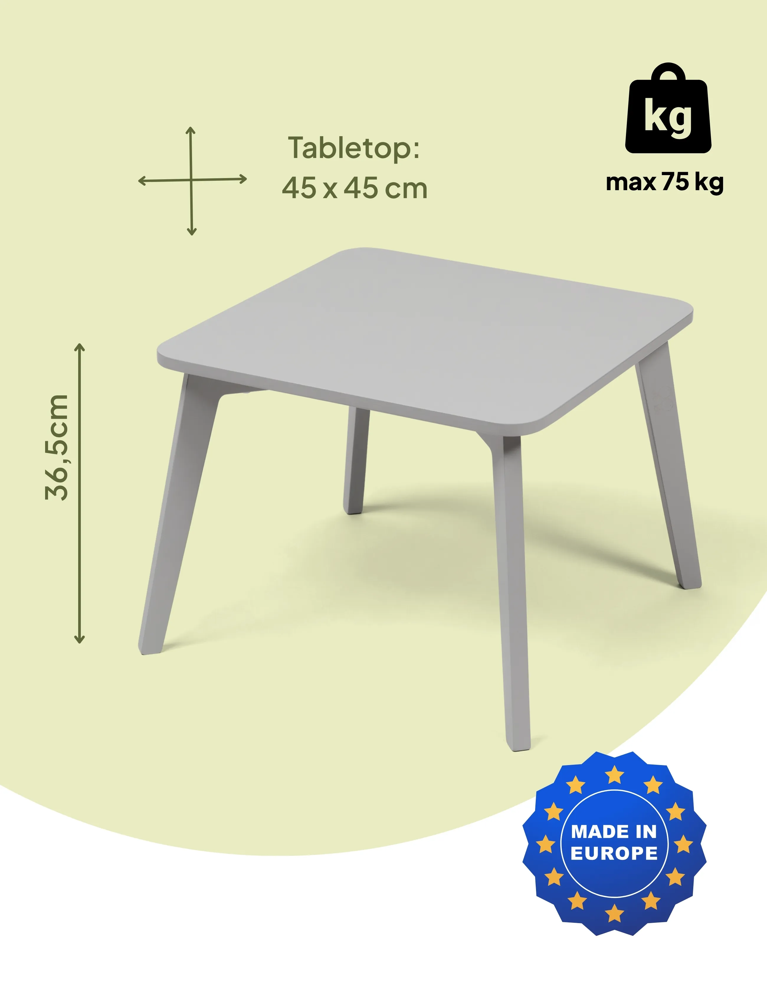 Ette Tete - Tulla Dual-height table - tische - grey - 3