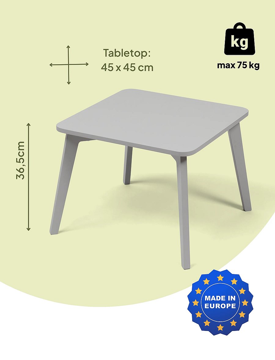 Ette Tete - Tulla Dual-height table - tische - grey - 3