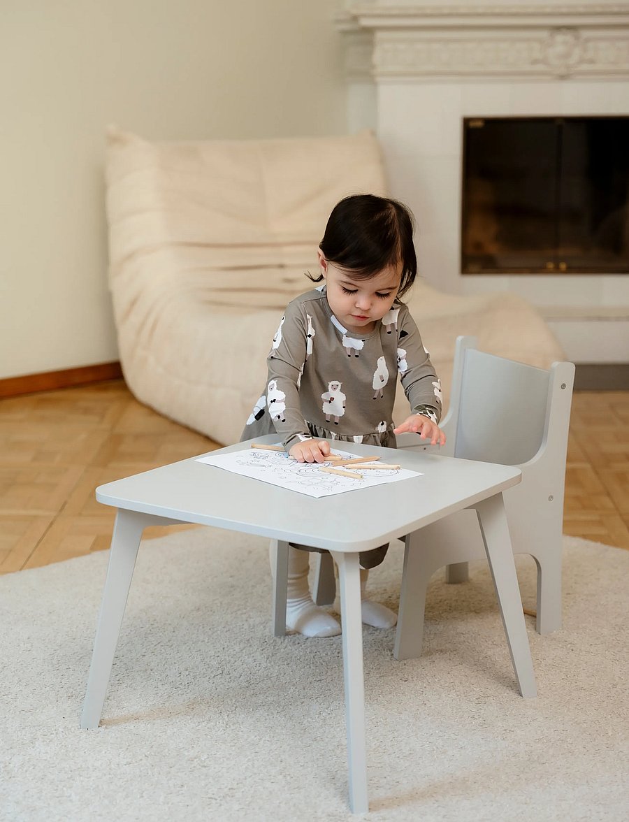 Ette Tete - Tulla Dual-height table - borde - grey - 4