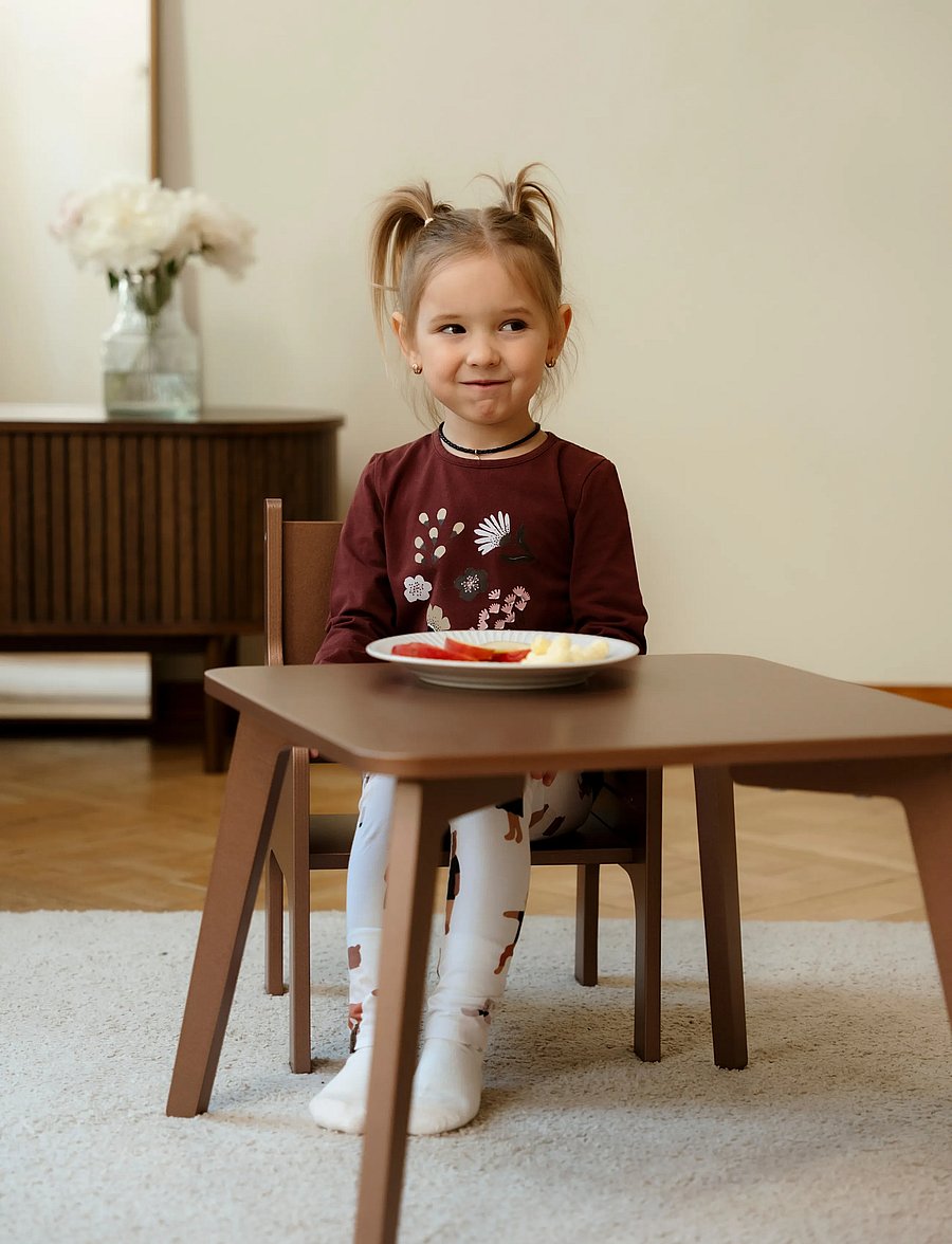 Ette Tete - Tulla Dual-height table - tische - mocha - 0