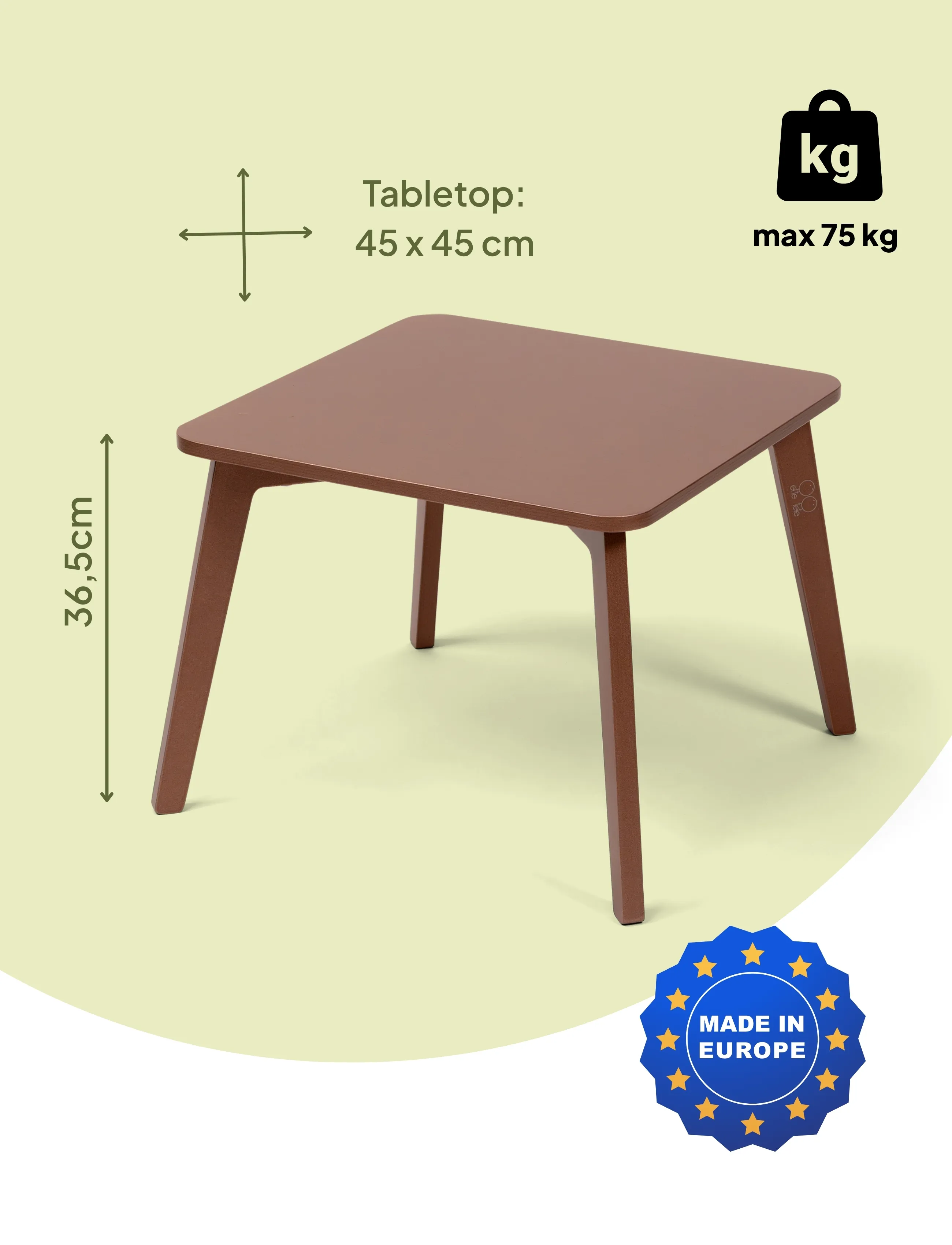 Ette Tete - Tulla Dual-height table - tische - mocha - 3