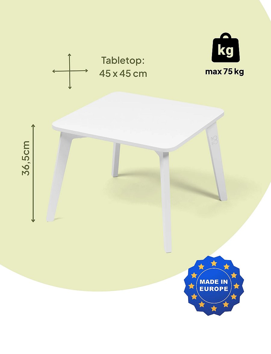 Ette Tete - Tulla Dual-height table - tische - white - 3