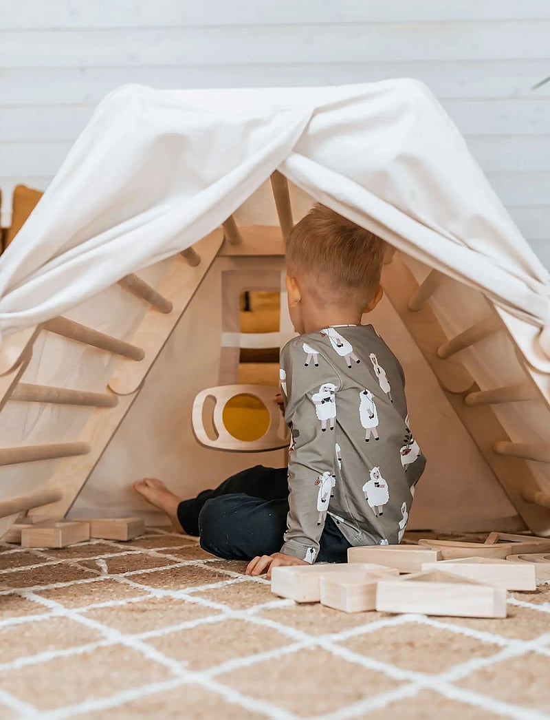 Ette Tete - Play tent for climbing frame Fipitri, sand / beige - motoriska möbler - beige - 0