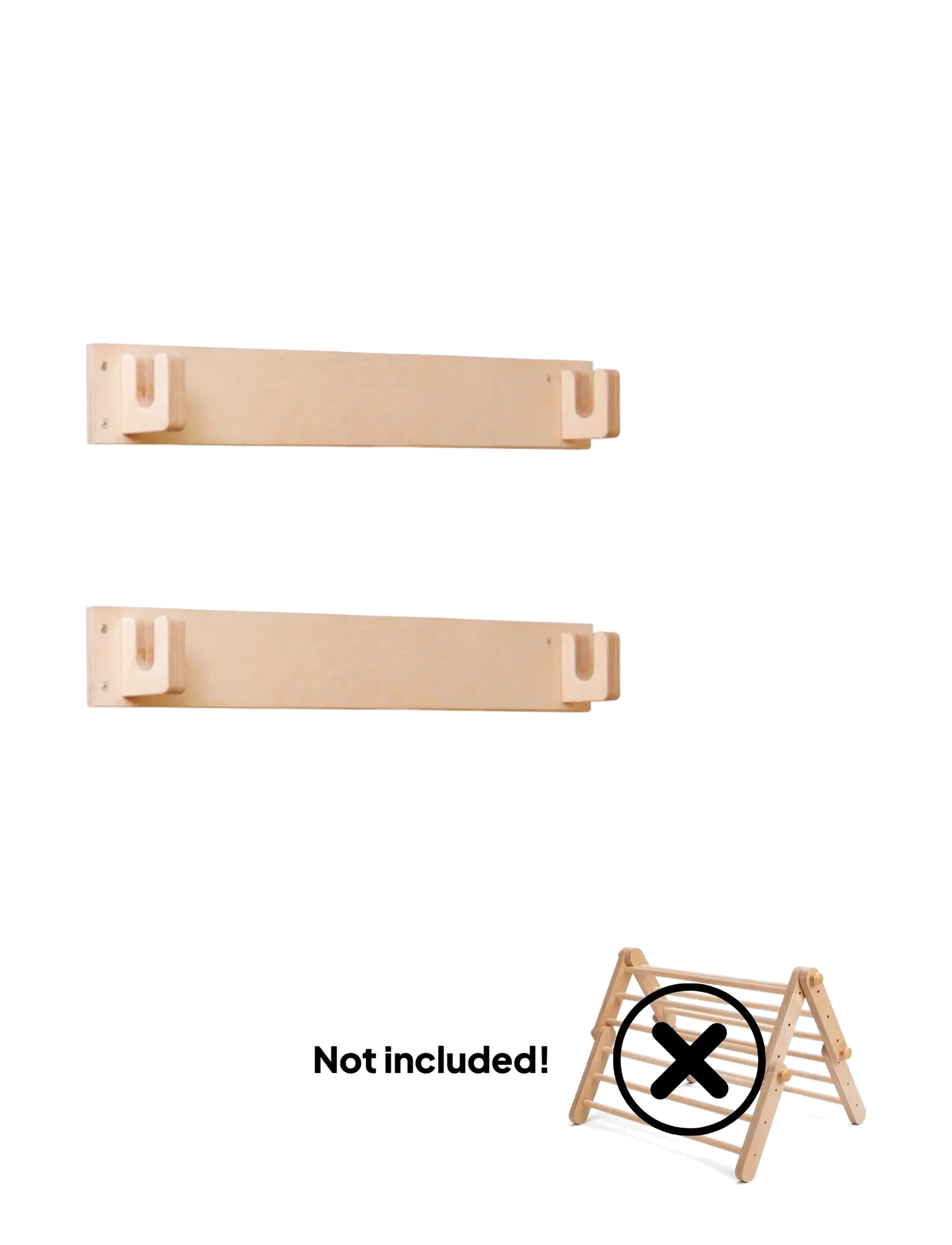 Ette Tete - Frame-to-Wall Kit for Ette Tete climbing frames - möbel für die motorik - wooden - 2