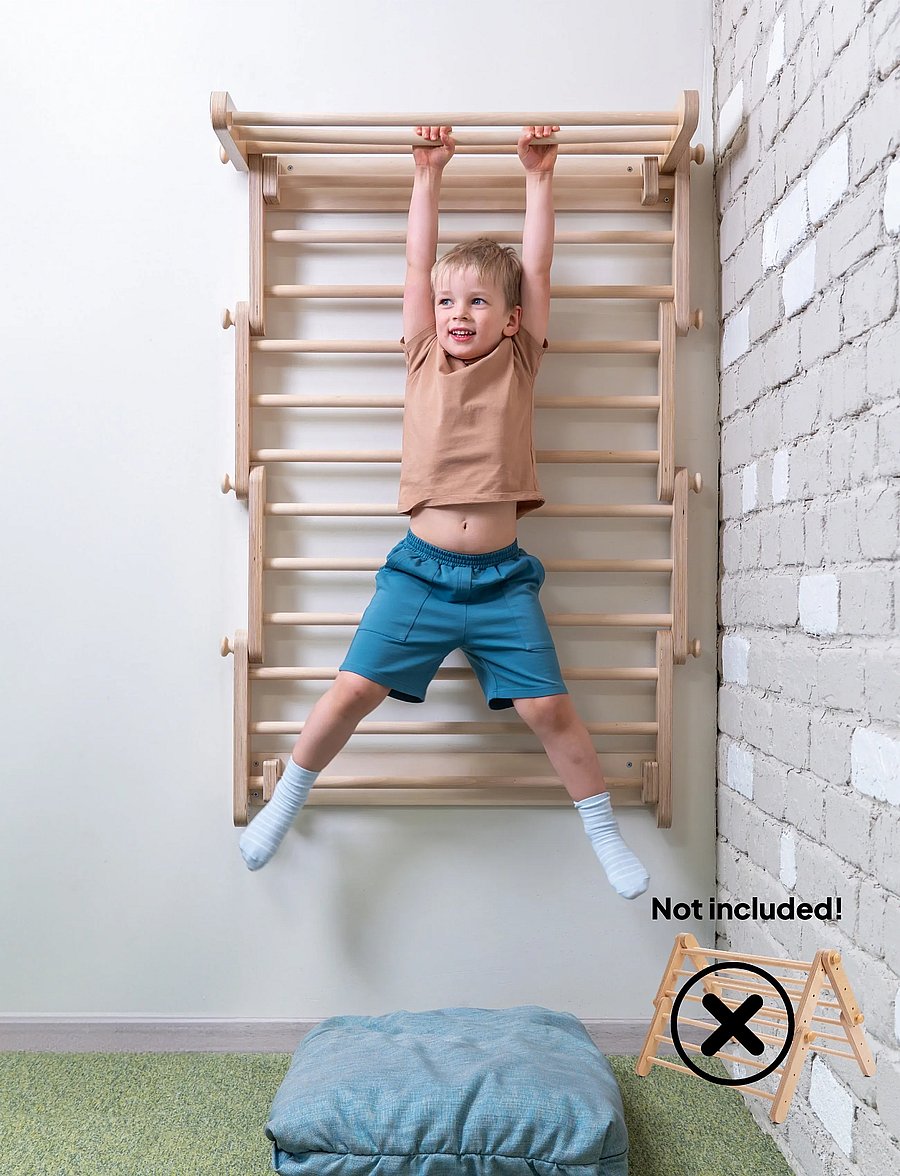 Ette Tete - Frame-to-Wall Kit for Ette Tete climbing frames - möbel für die motorik - wooden - 0