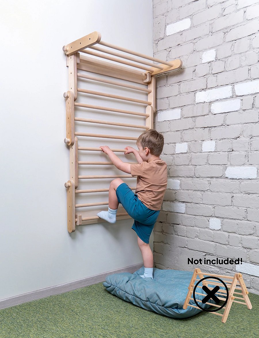 Ette Tete - Frame-to-Wall Kit for Ette Tete climbing frames - möbel für die motorik - wooden - 4