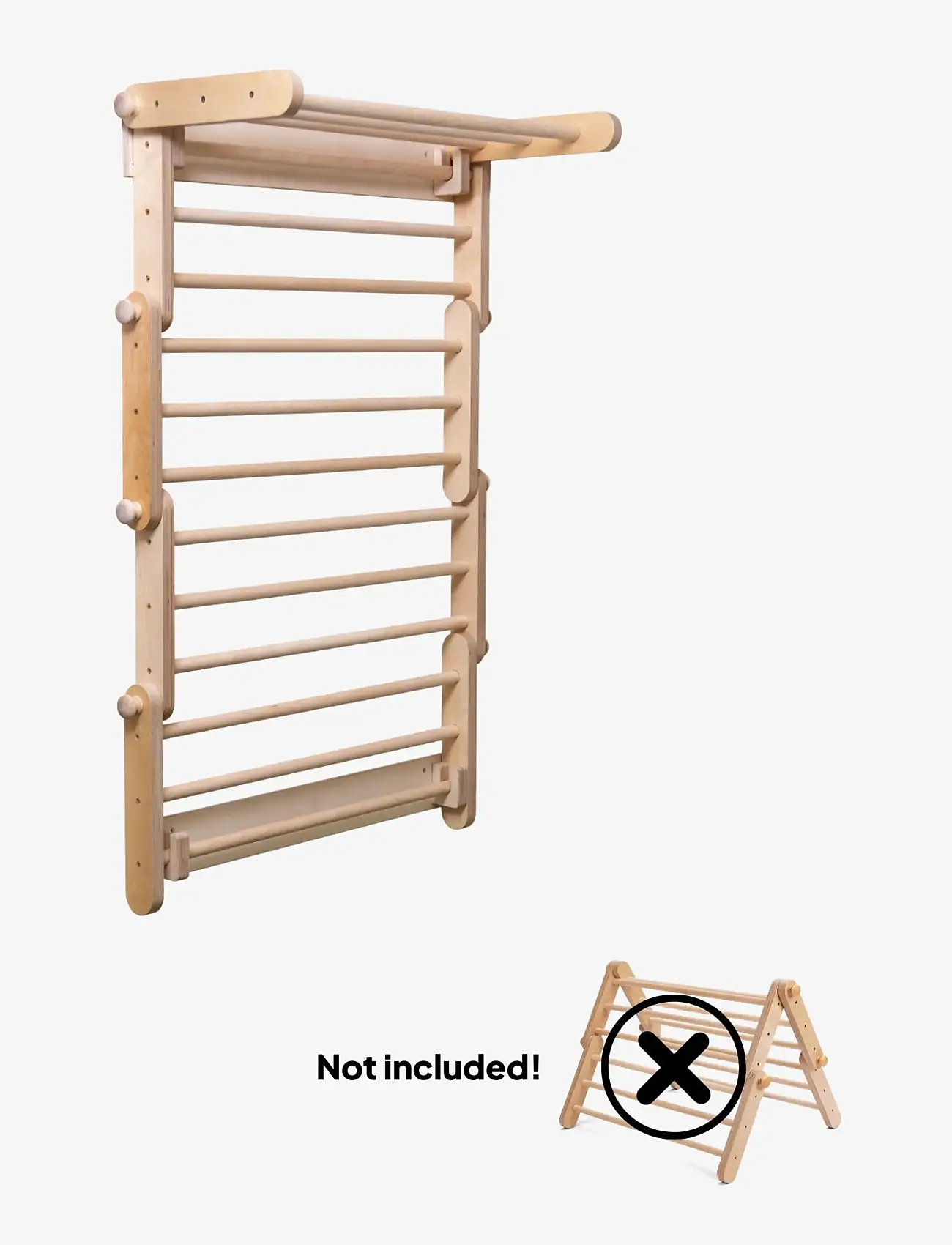 Ette Tete - Frame-to-Wall Kit for Ette Tete climbing frames - outdoor spiele & sport - wooden - 3