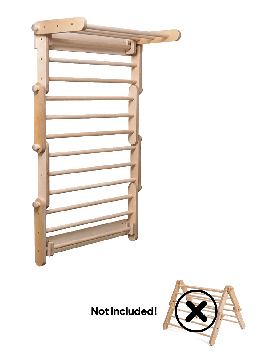 Ette Tete - Frame-to-Wall Kit for Ette Tete climbing frames - möbel für die motorik - wooden - 3