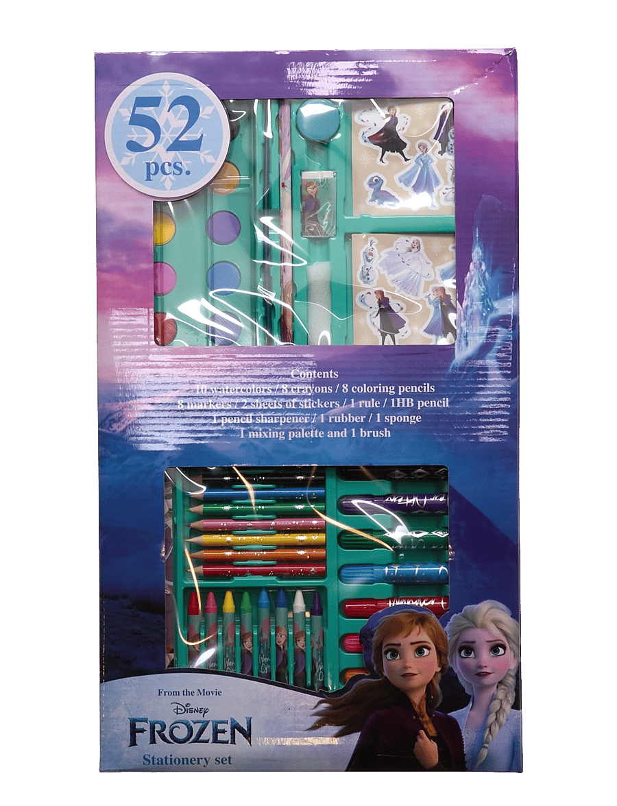 Euromic - FROZEN, 52 pcs. Art Case - blue - 0