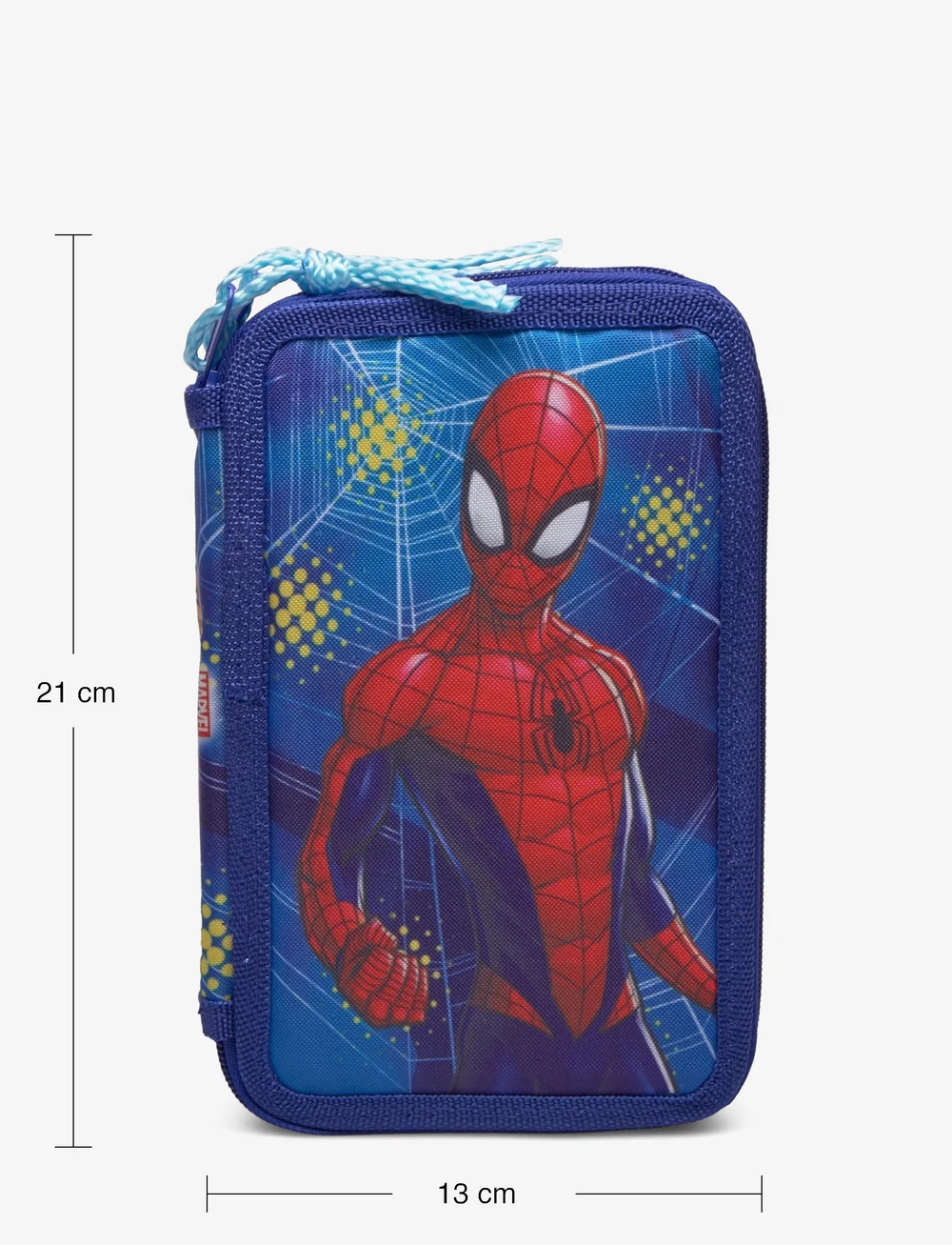Spider-man - SPIDERMAN, filled double pencil case - federmäppchen - blue - 4