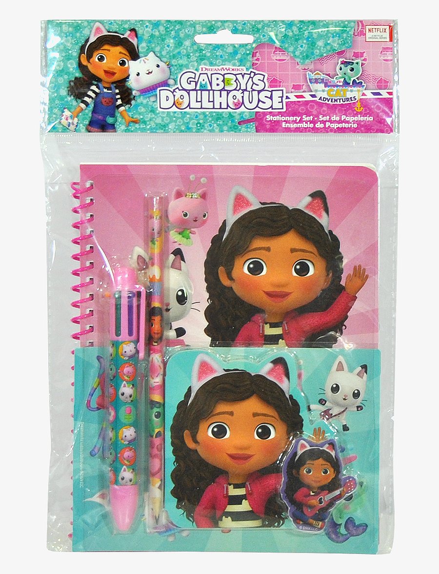 Gabby's Dollhouse - GABBY'S DOLLHOUSE, Writing Set with multi-col. Pen - schreibwaren - multi coloured - 0