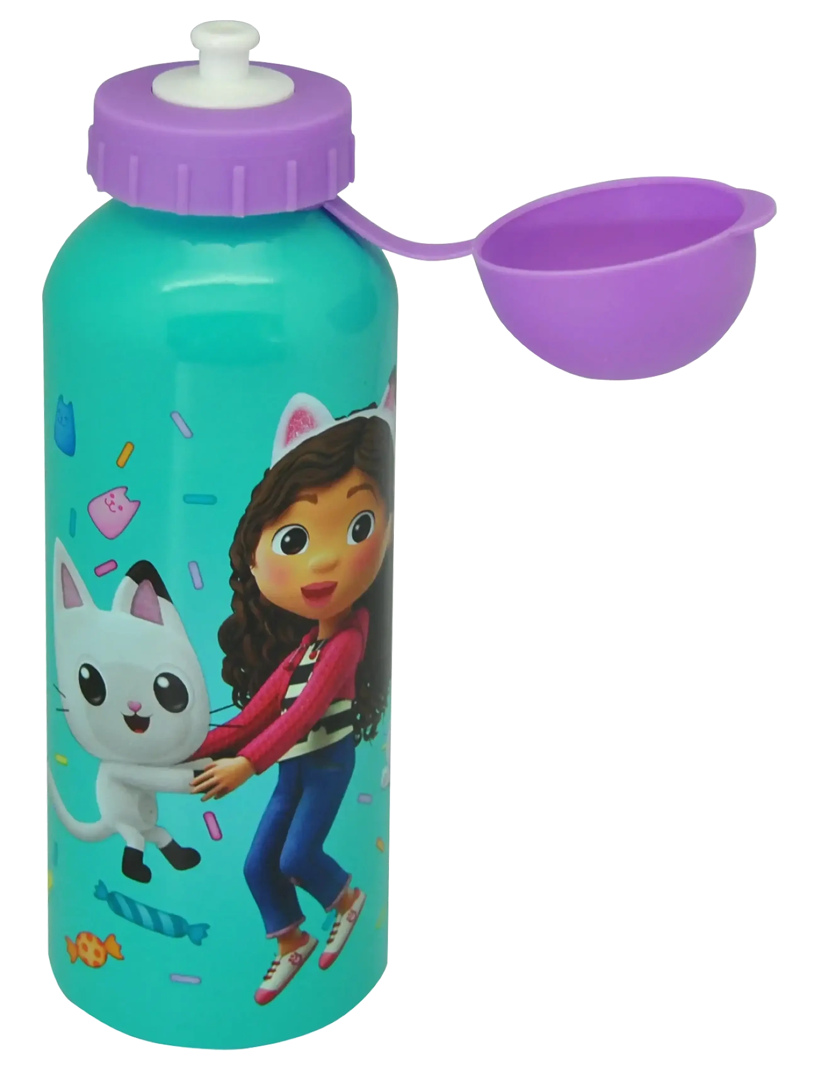Gabby's Dollhouse - GABBY'S DOLLHOUSE Water bottle, aluminum 500ml - green - 2