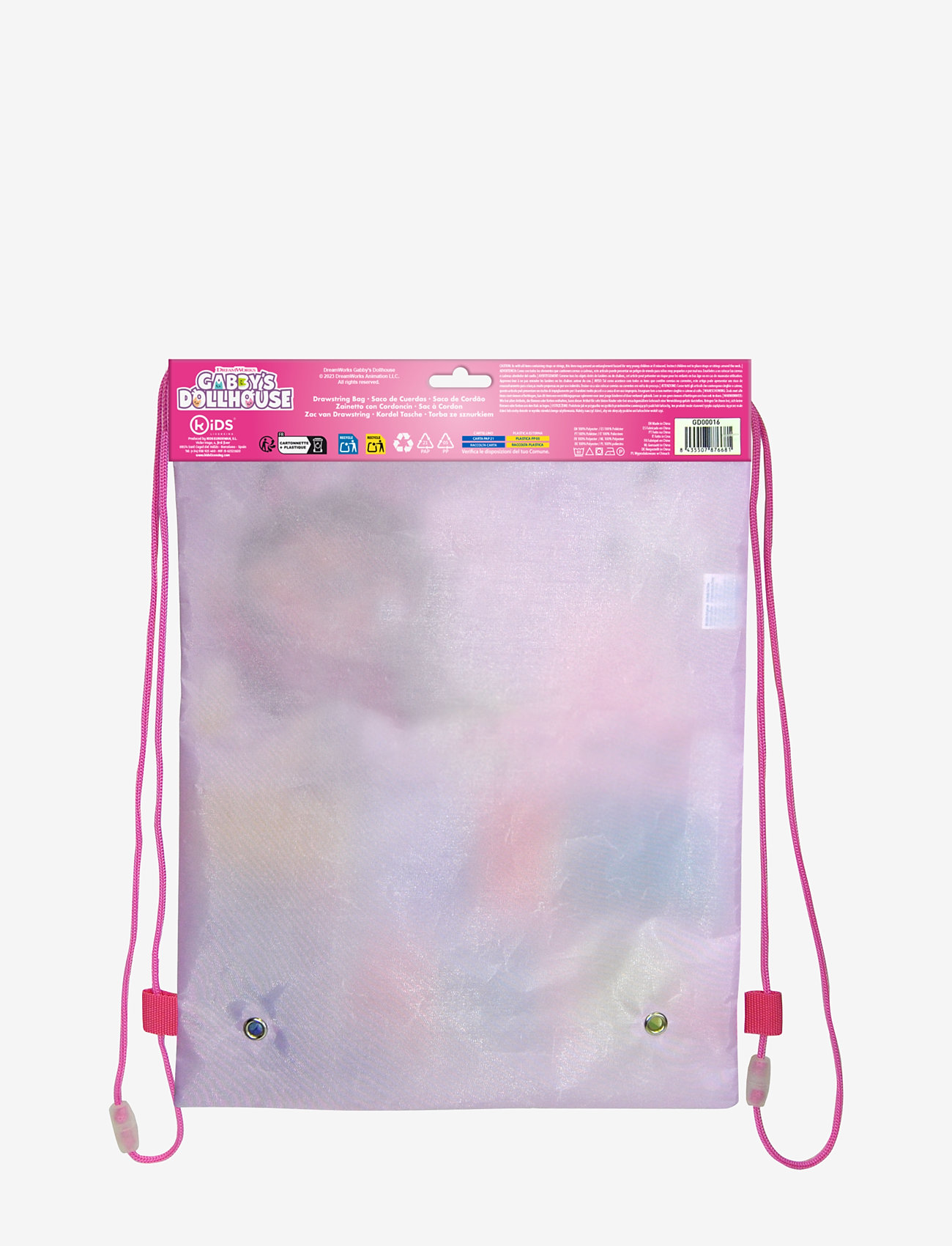 Gabby's Dollhouse - GABBY'S DOLLHOUSE, Drawstring gym bag - sports bags - multi coloured - 1