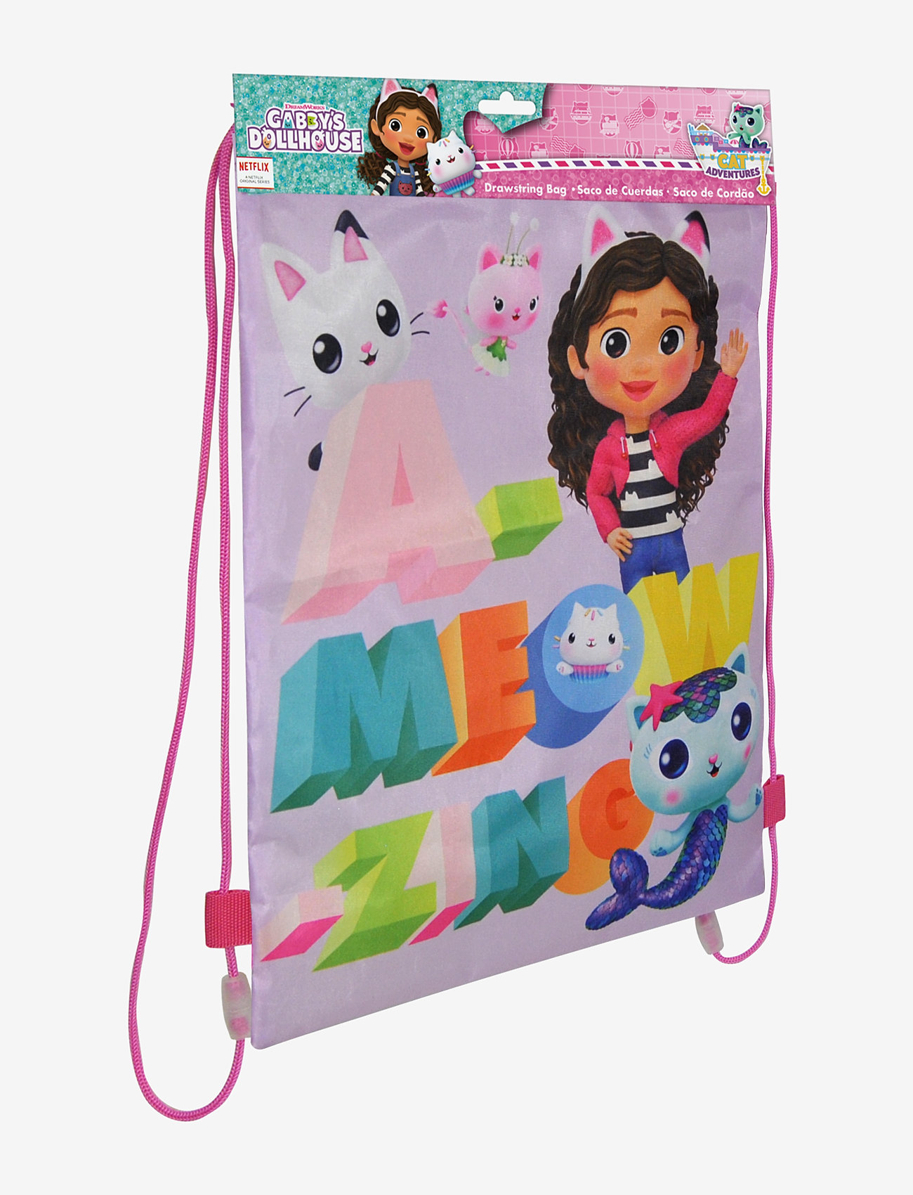 Gabby's Dollhouse - GABBY'S DOLLHOUSE, Drawstring gym bag - sports bags - multi coloured - 3