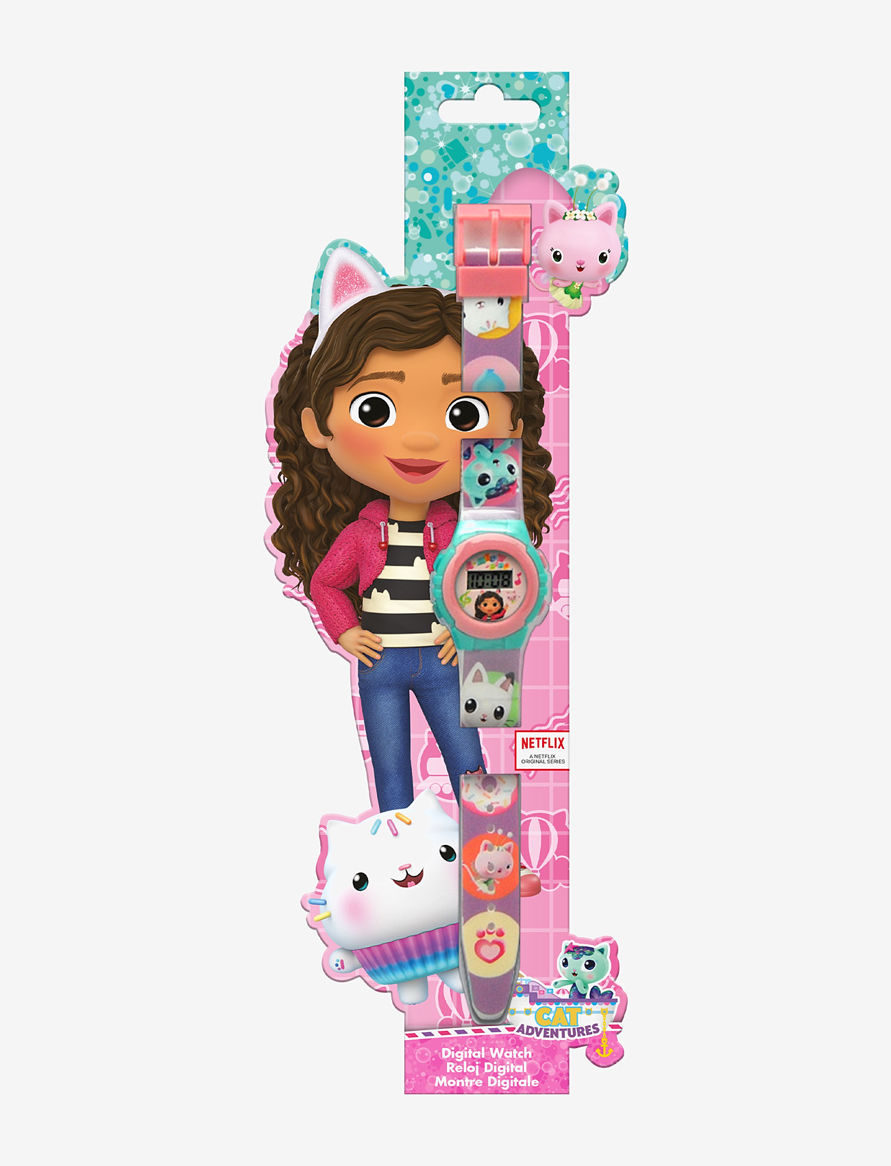 Gabby's Dollhouse - GABBY'S DOLLHOUSE, Digitalt armbåndsur - digitale ure - multi coloured - 0