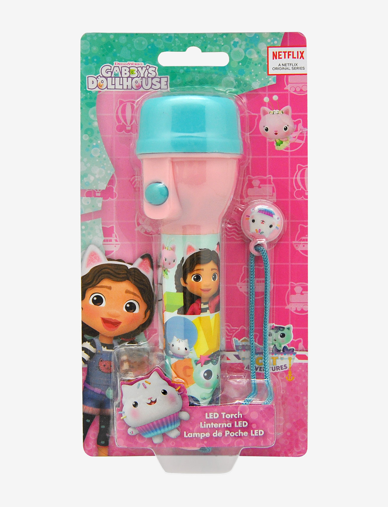 Gabby's Dollhouse - GABBY'S DOLLHOUSE, Torch with LED light - elektronik & media - multi coloured - 0