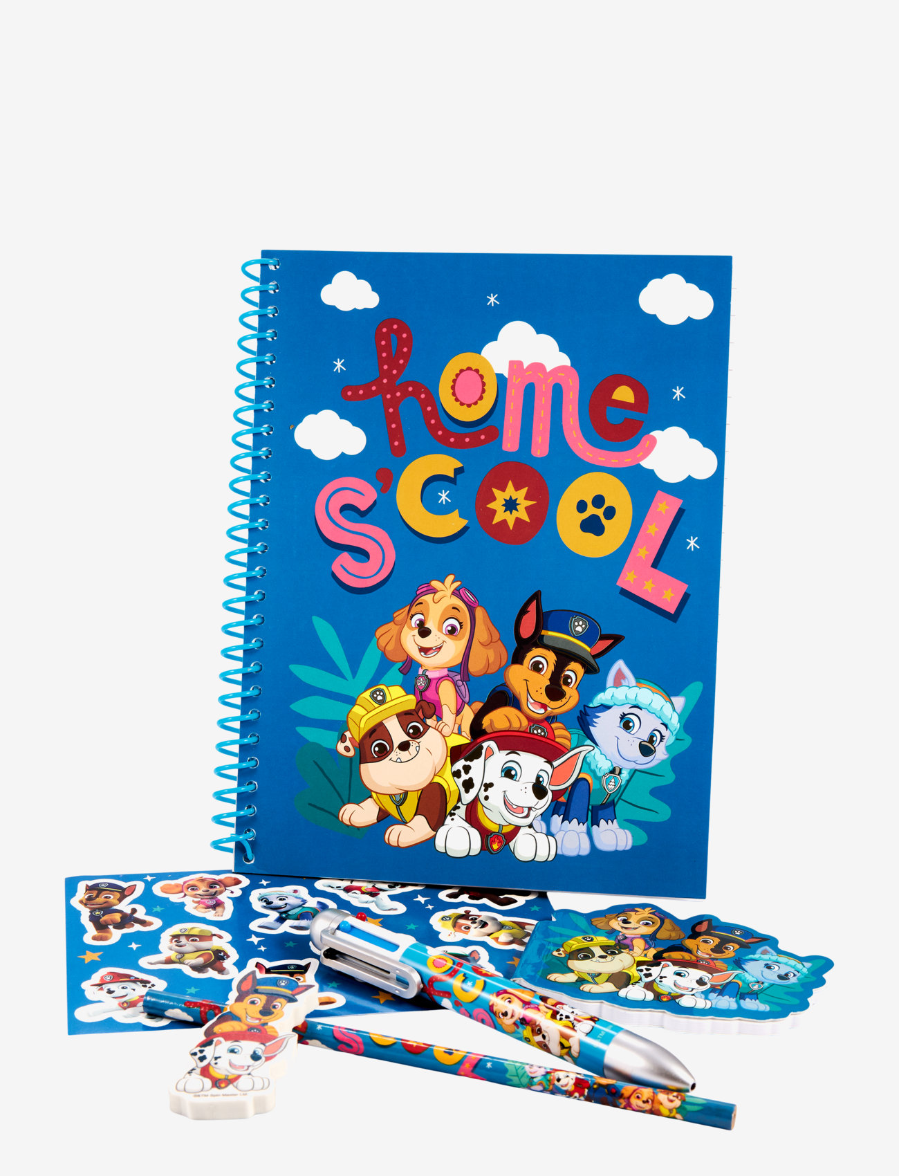 Euromic - PAW PATROL Writing set with A5 book & multi-col.pen - klistermærker - blue - 0