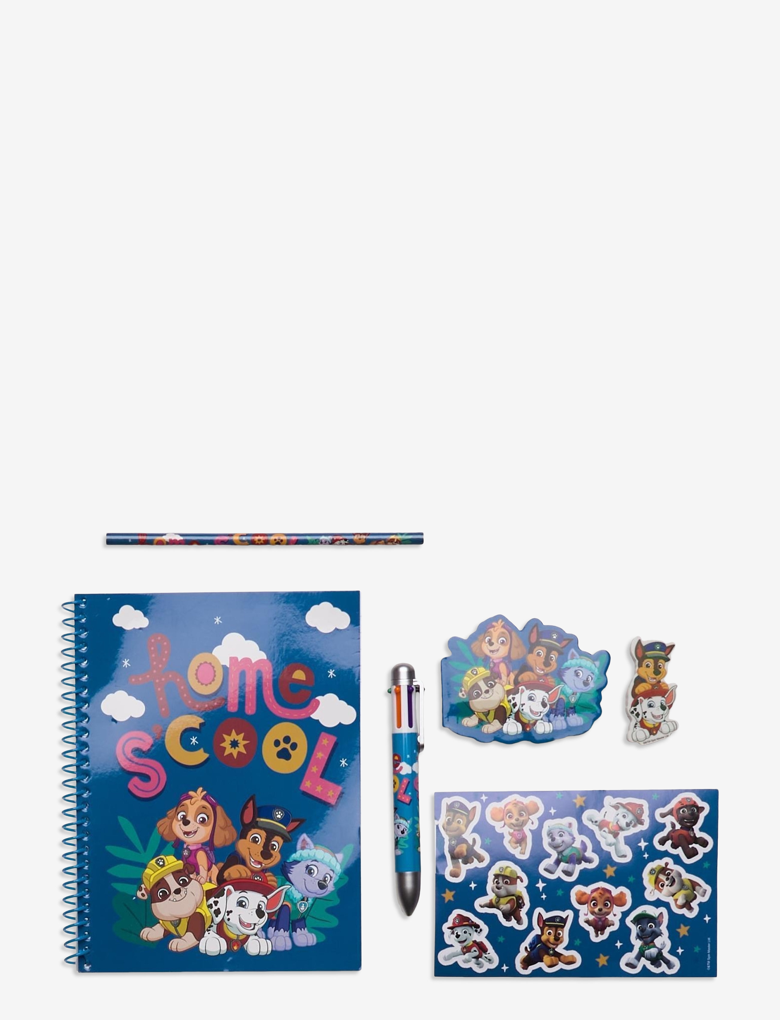 PAW PATROL Writing set with A5 book & multi-col.pen - BLUE