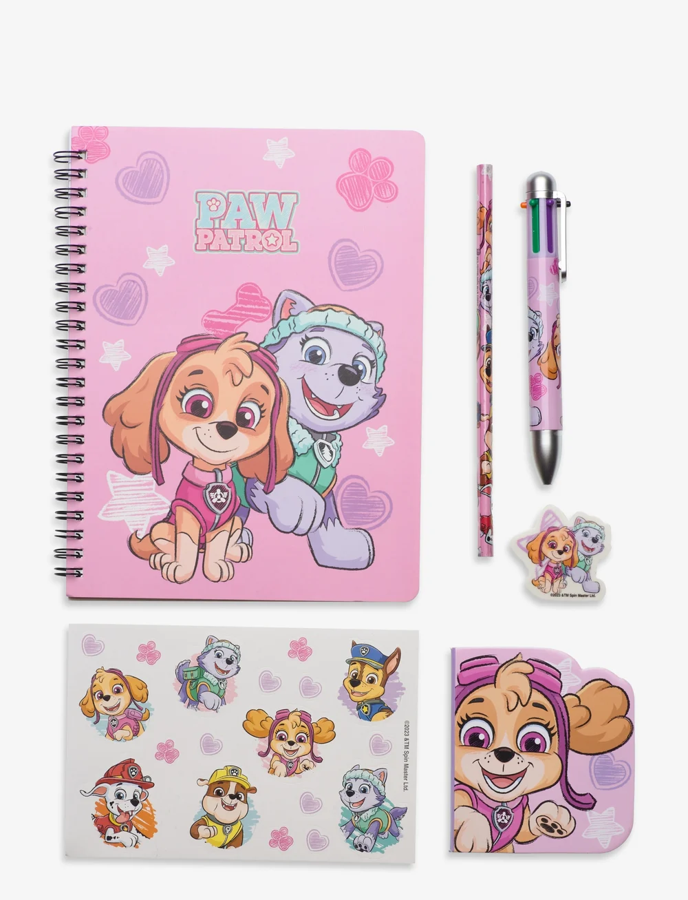 Paw Patrol - PAW PATROL GIRLS, Writing Set with multi-col. Pen - bastelset - pink - 0