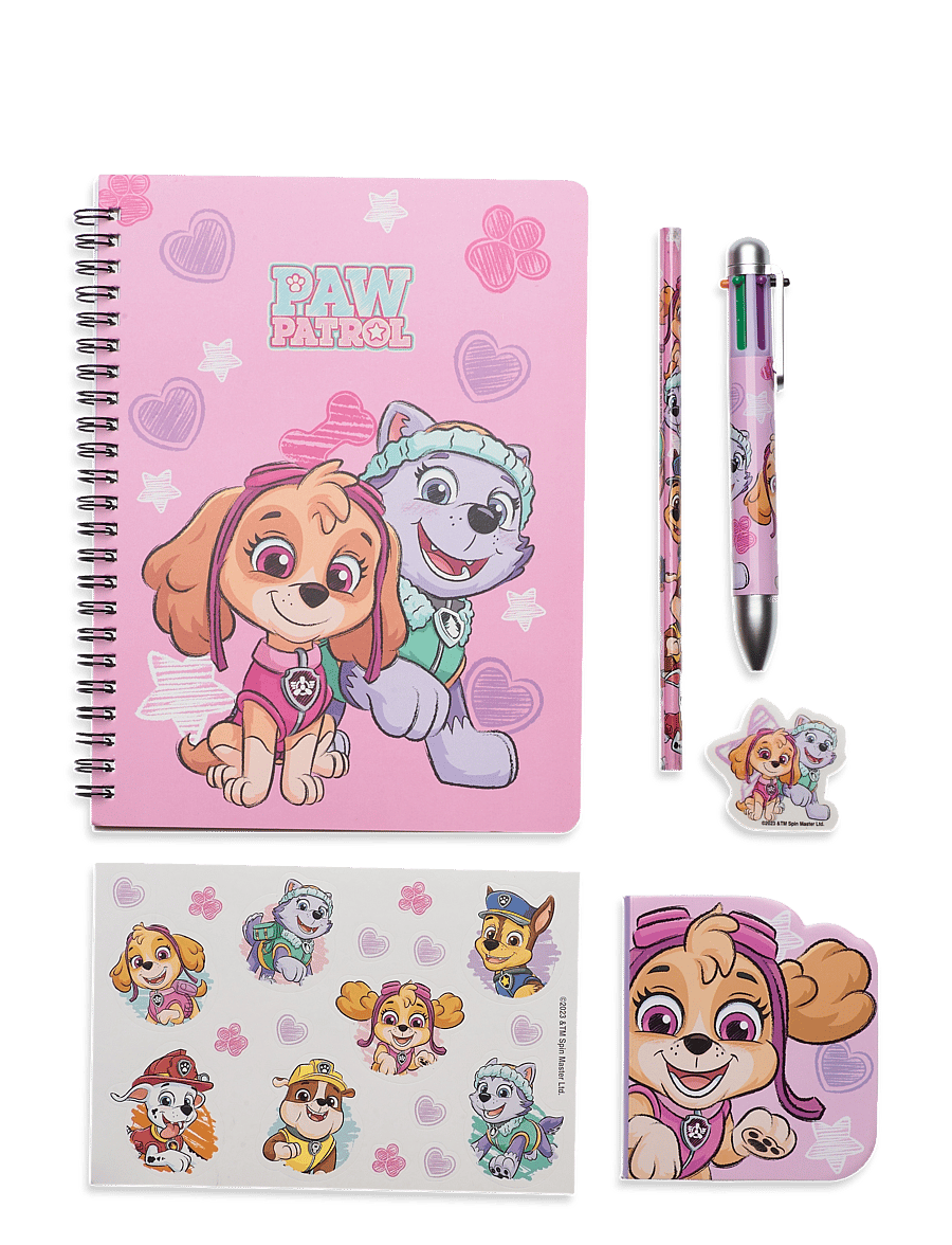 La Pat' Patrouille - PAW PATROL GIRLS, Writing Set with multi-col. Pen - kit de loisirs créatifs - pink - 0