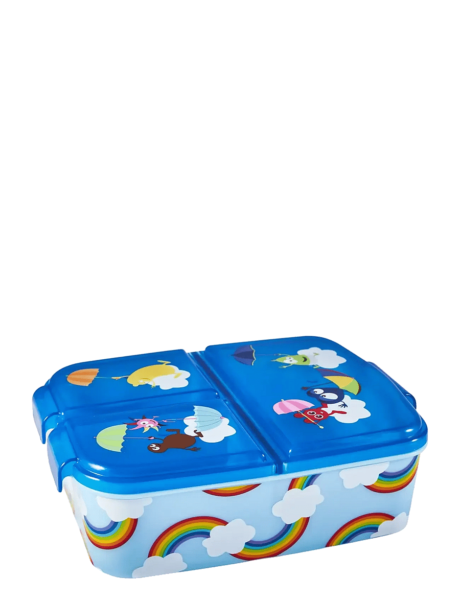 Euromic - BABBLARNA, Multi compartment sandwich box, ref. 08772 - blue - 0