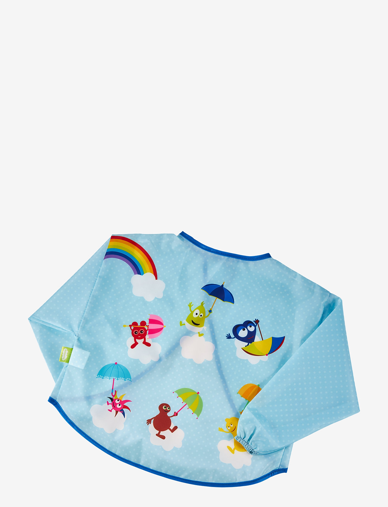 Babblarna - BABBLARNA, Apron with long sleeves - pikkade varrukatega pudipõll - blue - 0