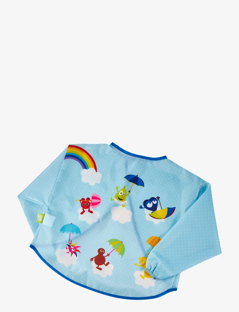 Babblarna - BABBLARNA, Apron with long sleeves - langarmlätzchen - blue - 0