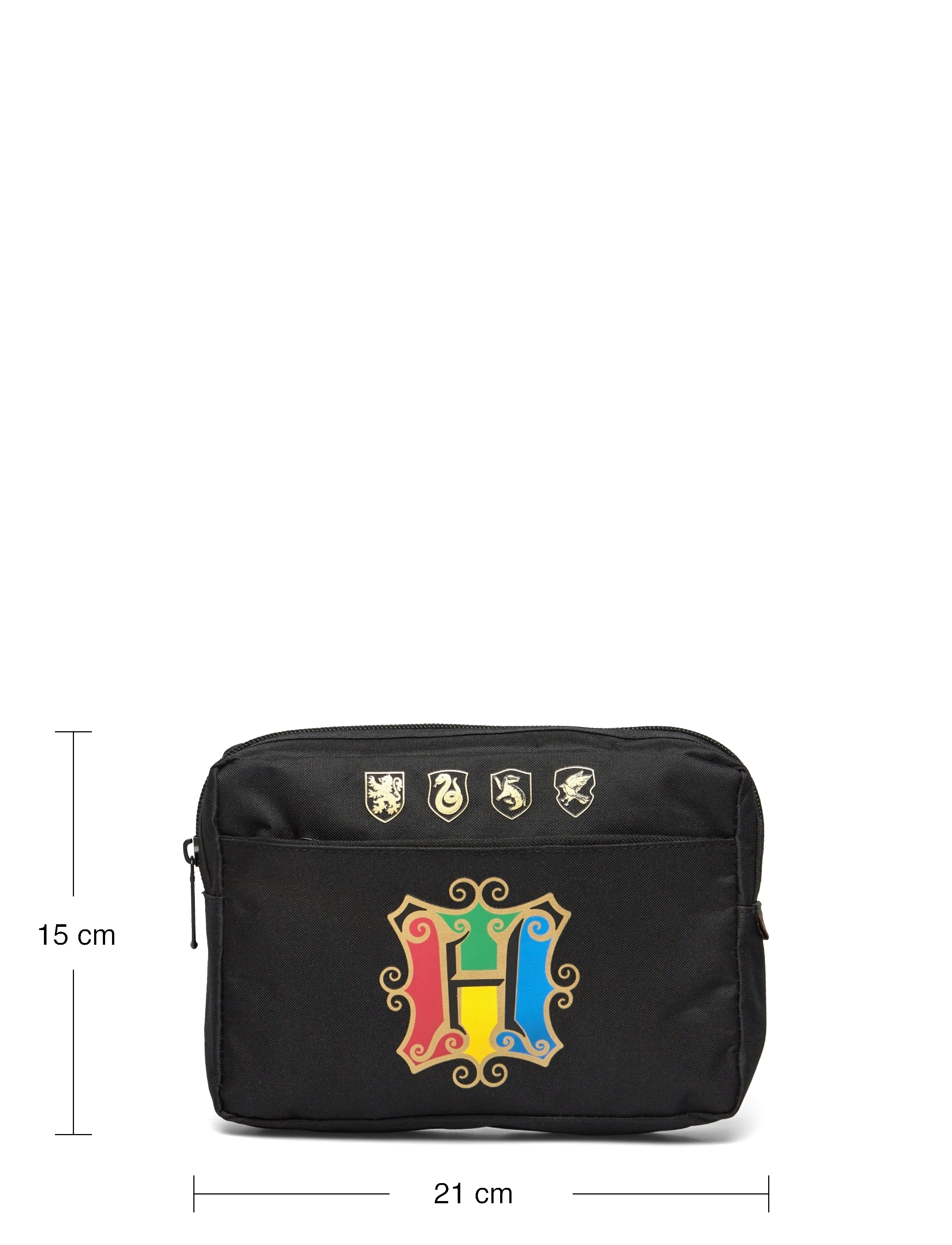Euromic - HARRY POTTER, Multi pocket pencil case, Col. Crest - black - 4
