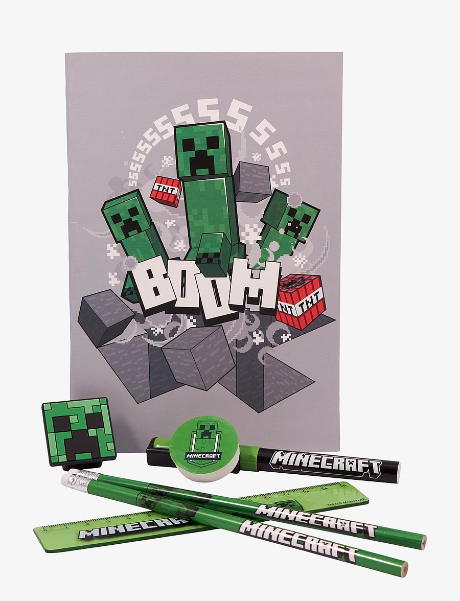 Euromic - MINECRAFT, Writing Set with multi-col. Pen - green - 0