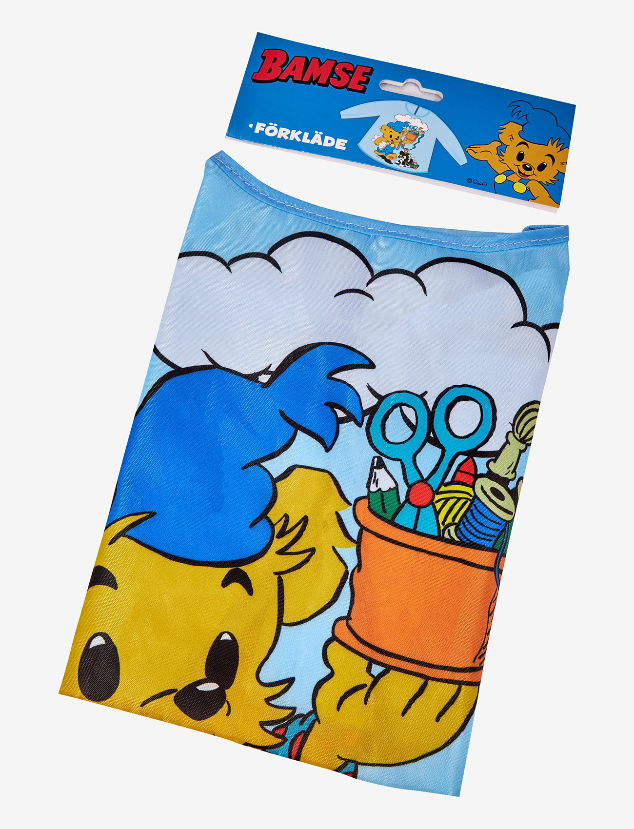 Bamse - BAMSE, Apron with long sleeves - Śliniak z długim rękawkiem - blue - 0