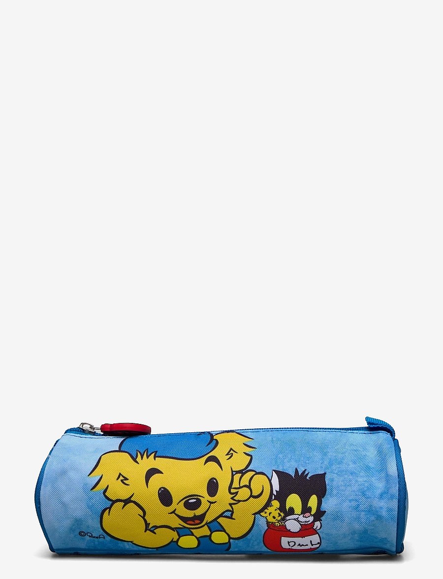 Bamse - BAMSE, Round pencil case - federmäppchen - blue - 0